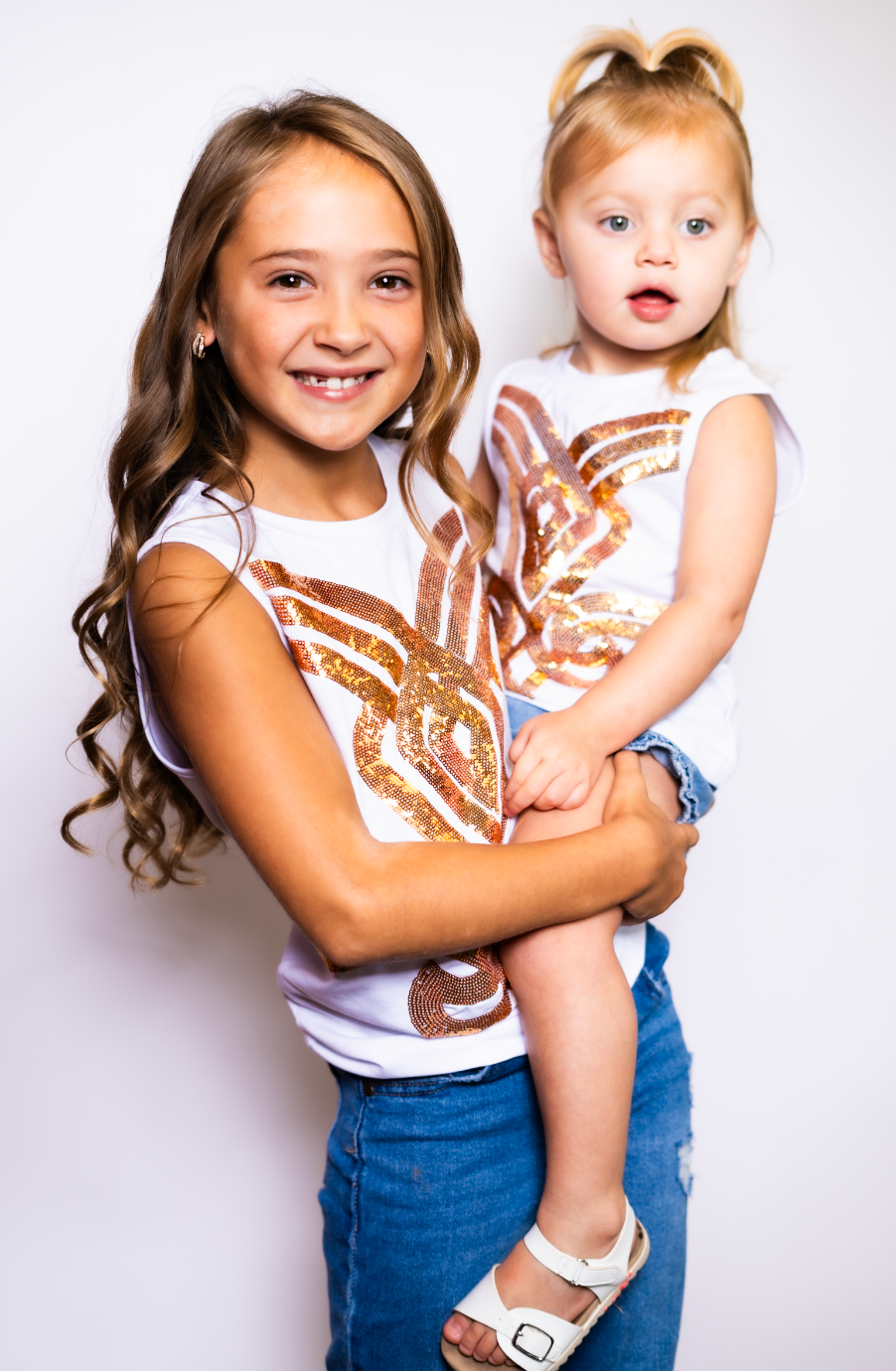 LSU Golden Girl Tank (Licensed) | Youth Sequin Design Tank
