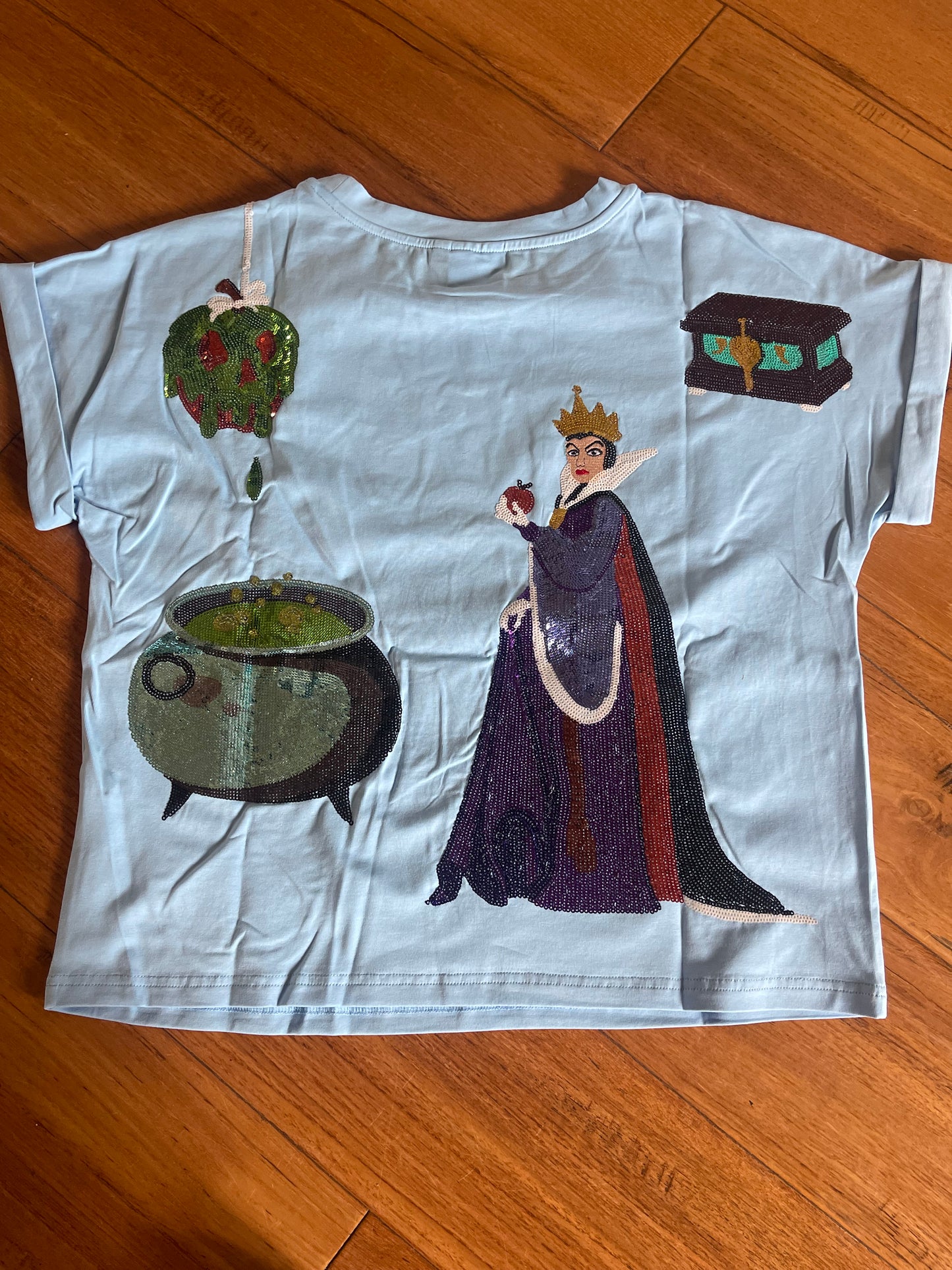 Enchanted Apple Princess Sequin Tee - ADULT