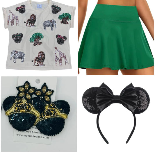 Safari Sequin - Tee - ADULTS