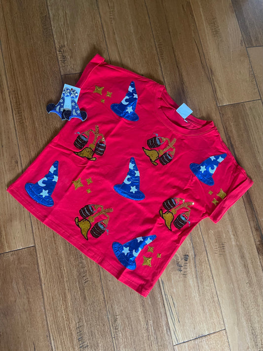 Magic Apprentice Sequin Tee - ADULT