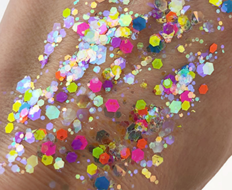 Bolt Balm Elektric Neon (Black Light Reactive) Body Glitter