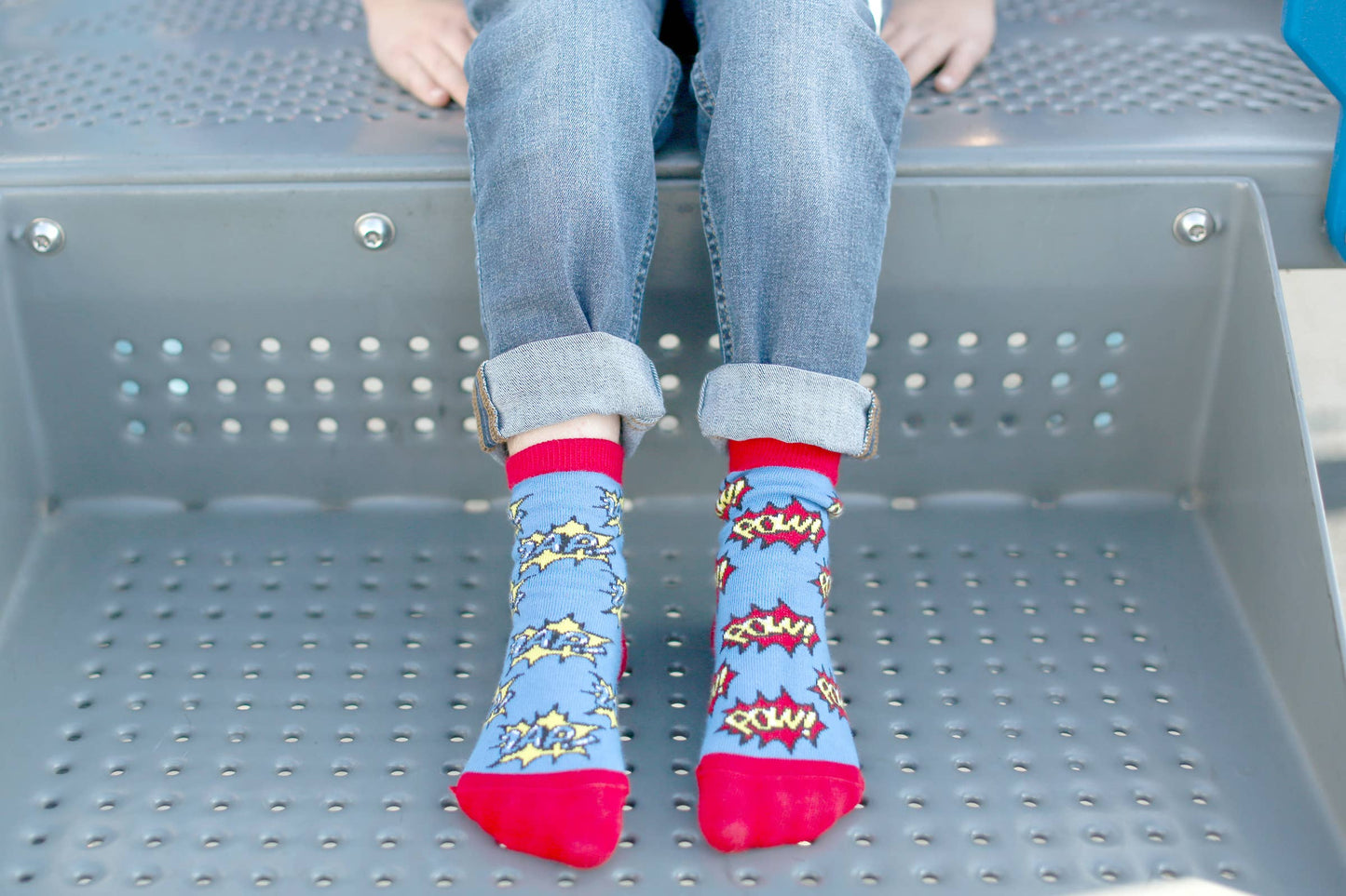 Kid’s Socks | Zap Pow Bam | Comic Book | Various Sizes