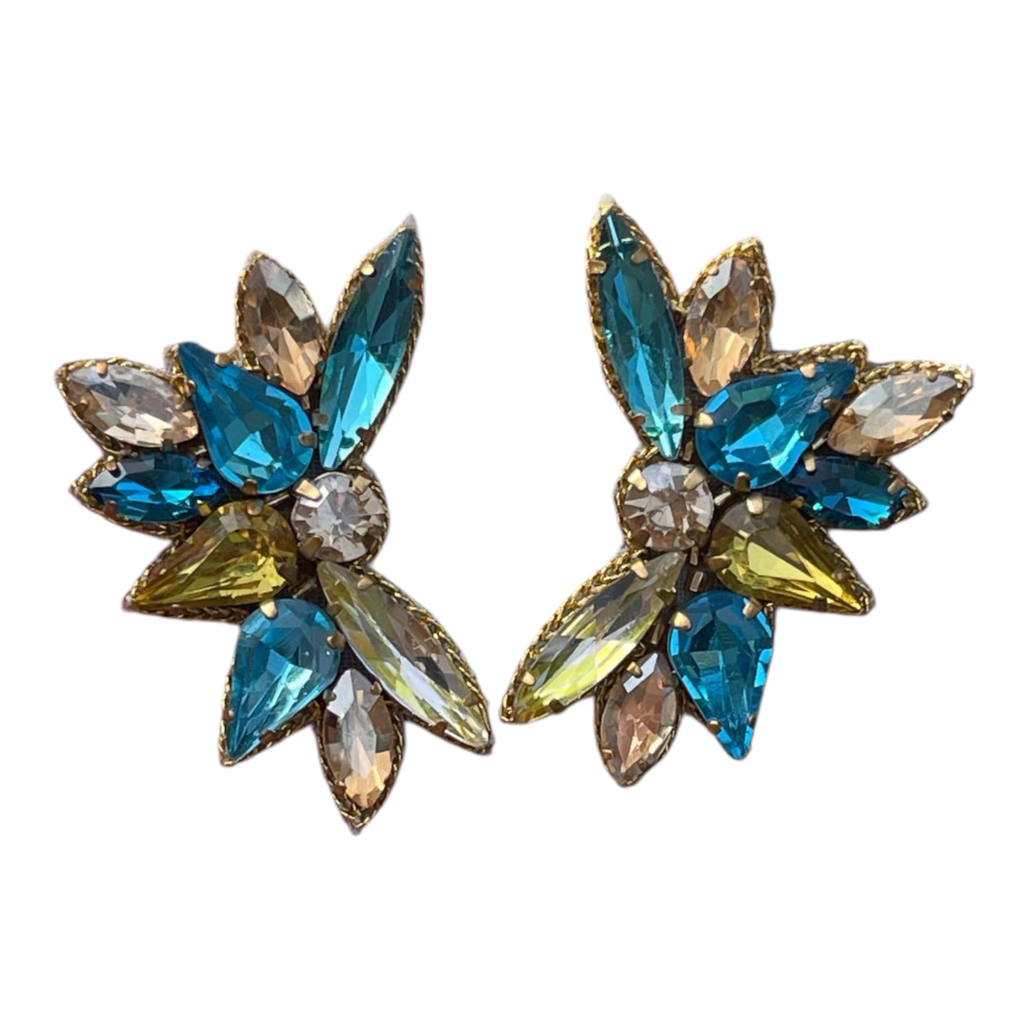 Radiance Turquoise and Green Gem Studs