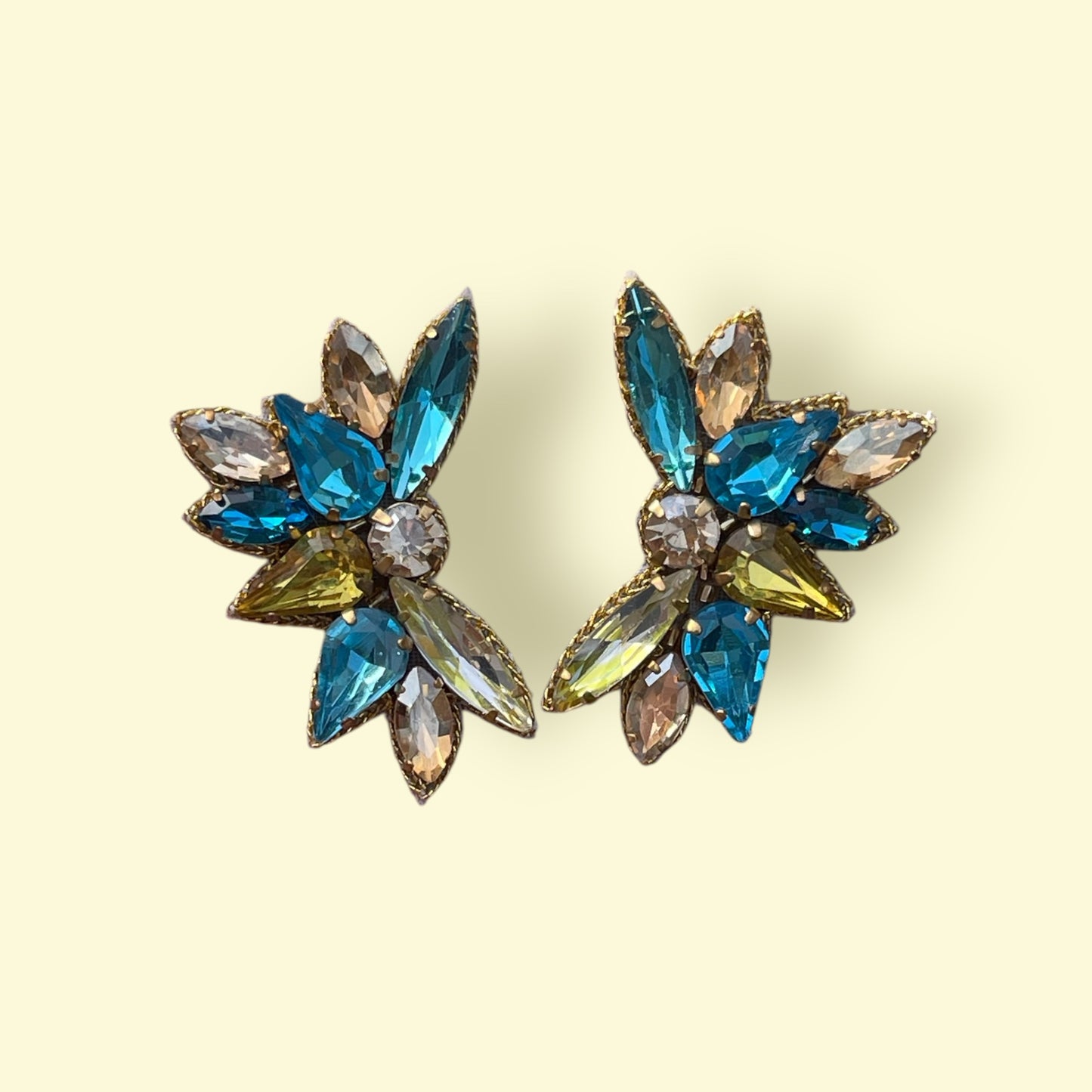 Radiance Turquoise and Green Gem Studs