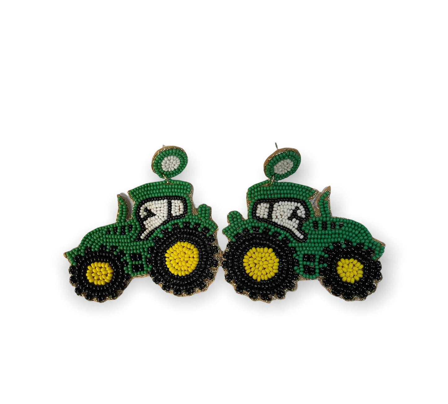 Down on the Farm Tractor Earrings