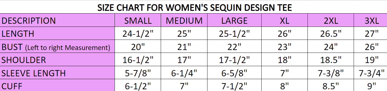 Women's Light Blue Sequin Jaguar Tee