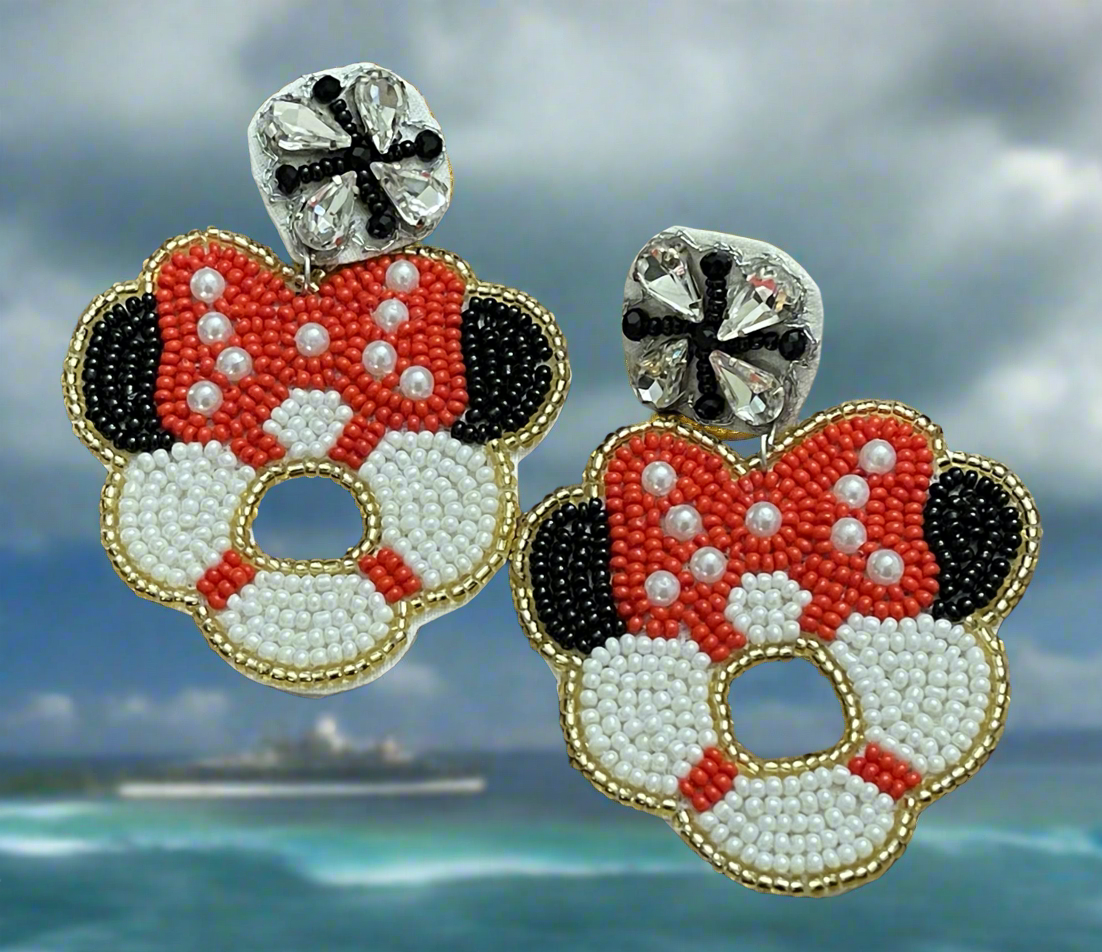 Bon Voyage Bow Earrings