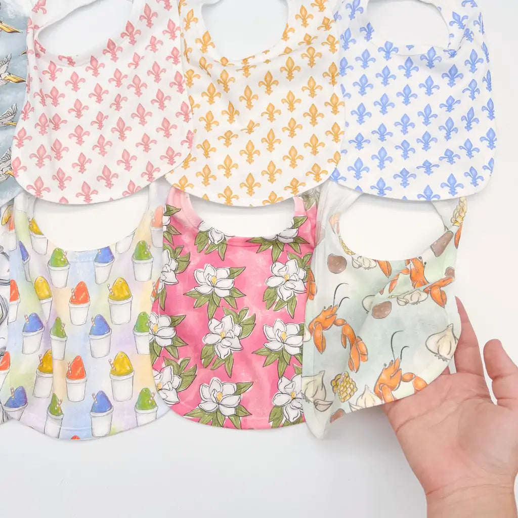 Wildflower Baby Bib