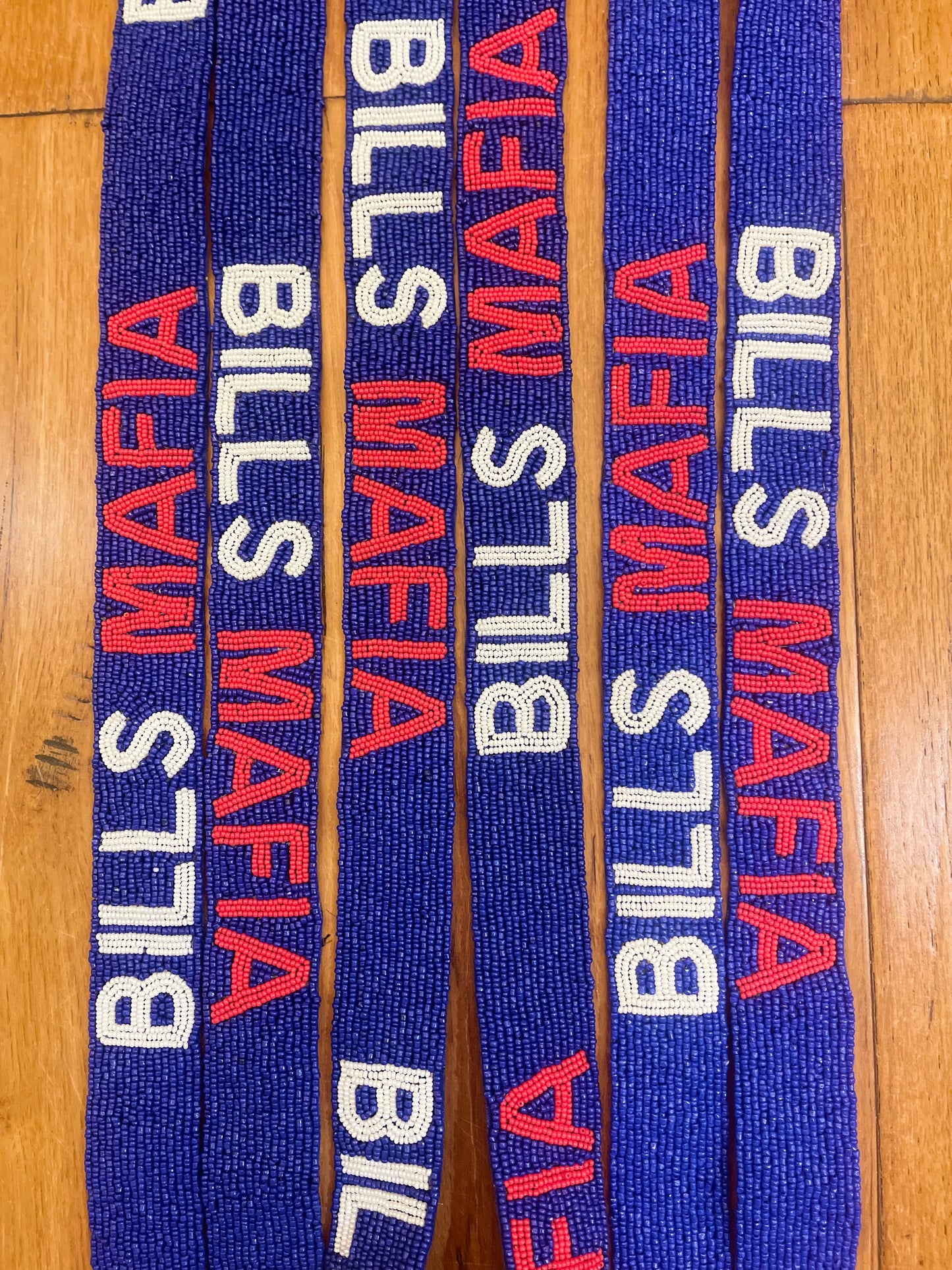 Buffalo Bills Mafia Beaded Purse Strap
