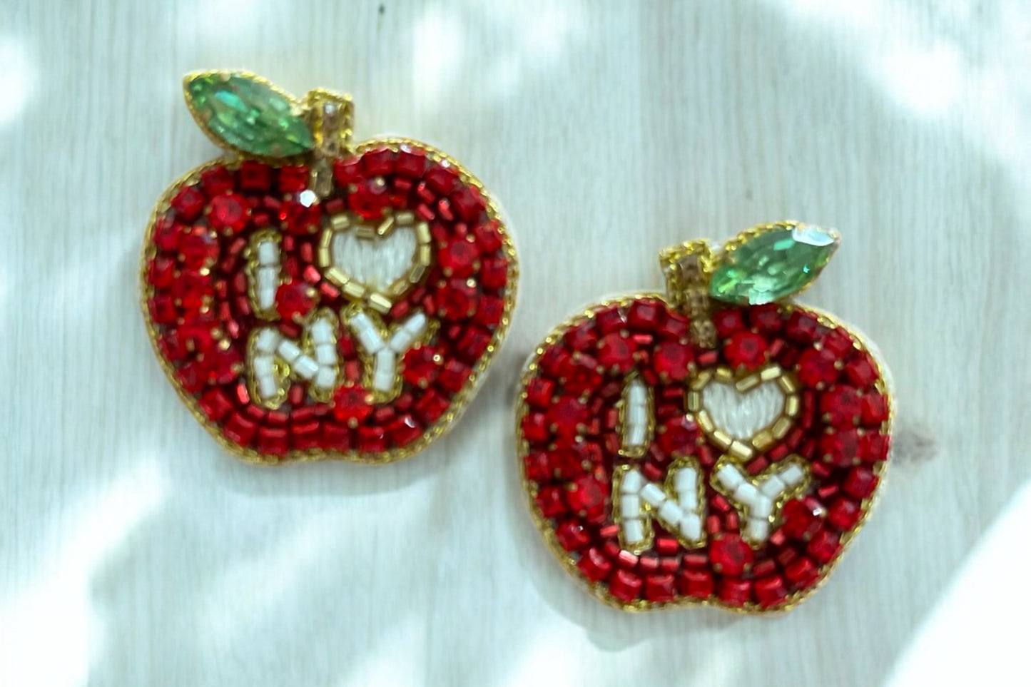 NYC Big Apple Stud Earrings