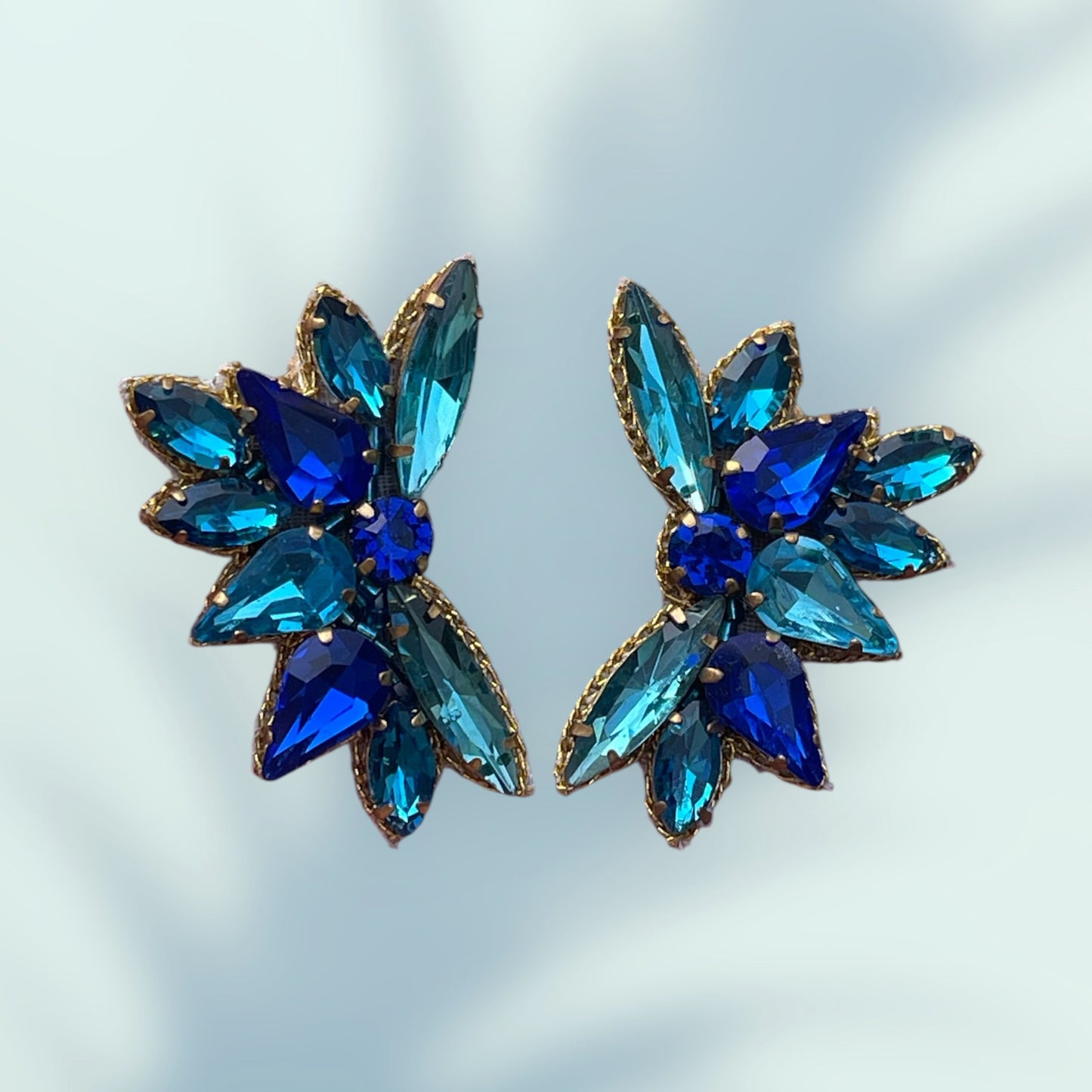 Radiance Turquoise and Blue Gem Studs