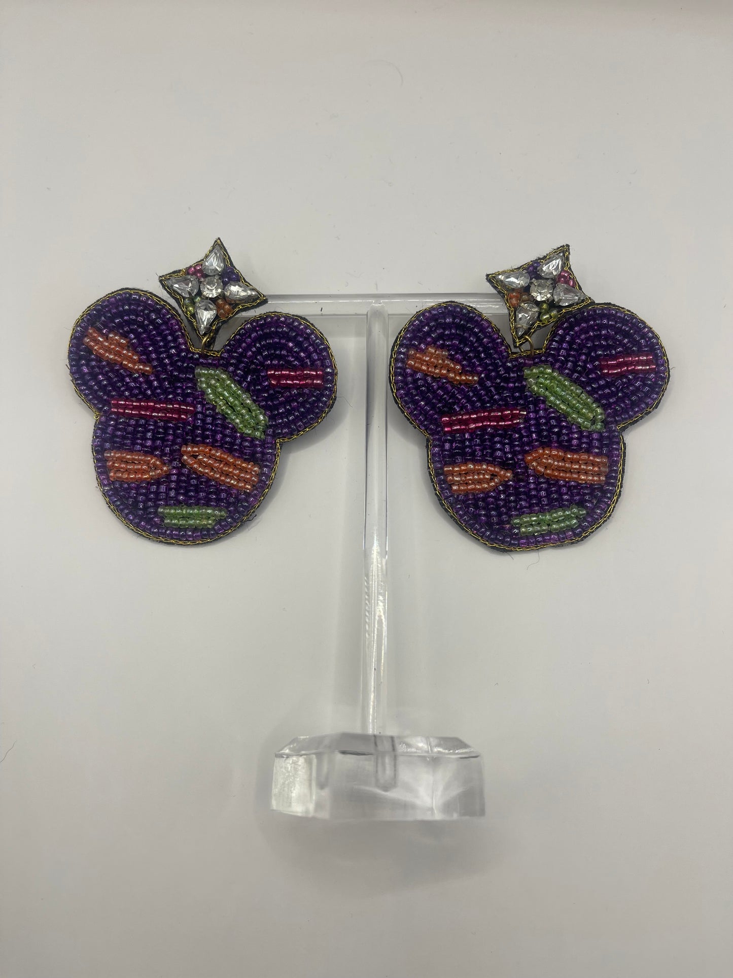 Mouse Tiger Print Earrings - MBA Exclusive