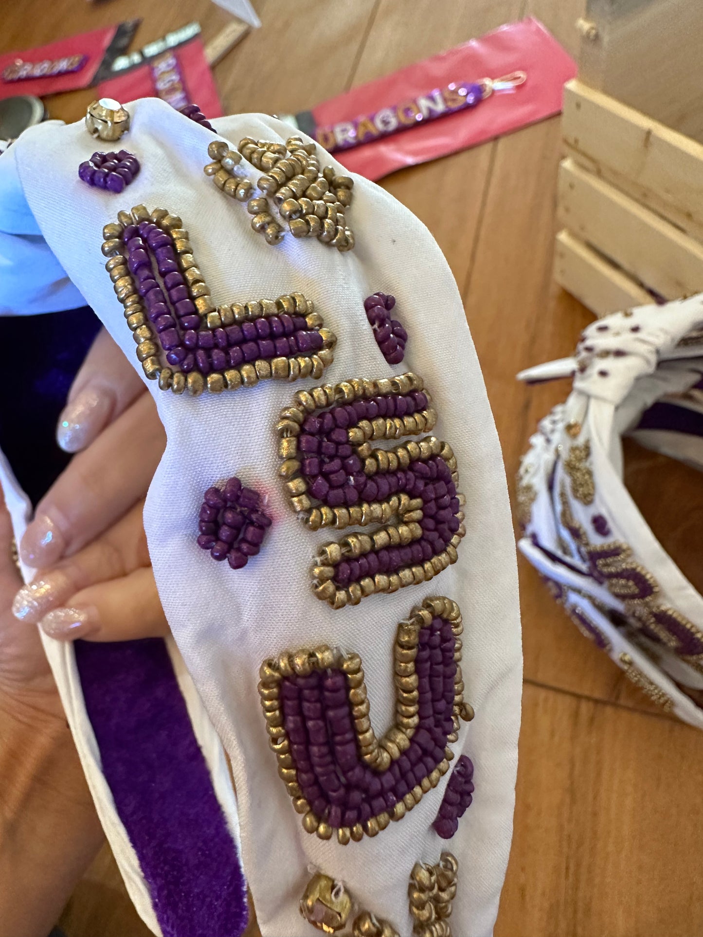 Imperfect Beaded Headbands - Various Teams3