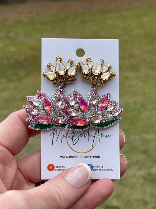 Bayou Bloom Crown Earrings