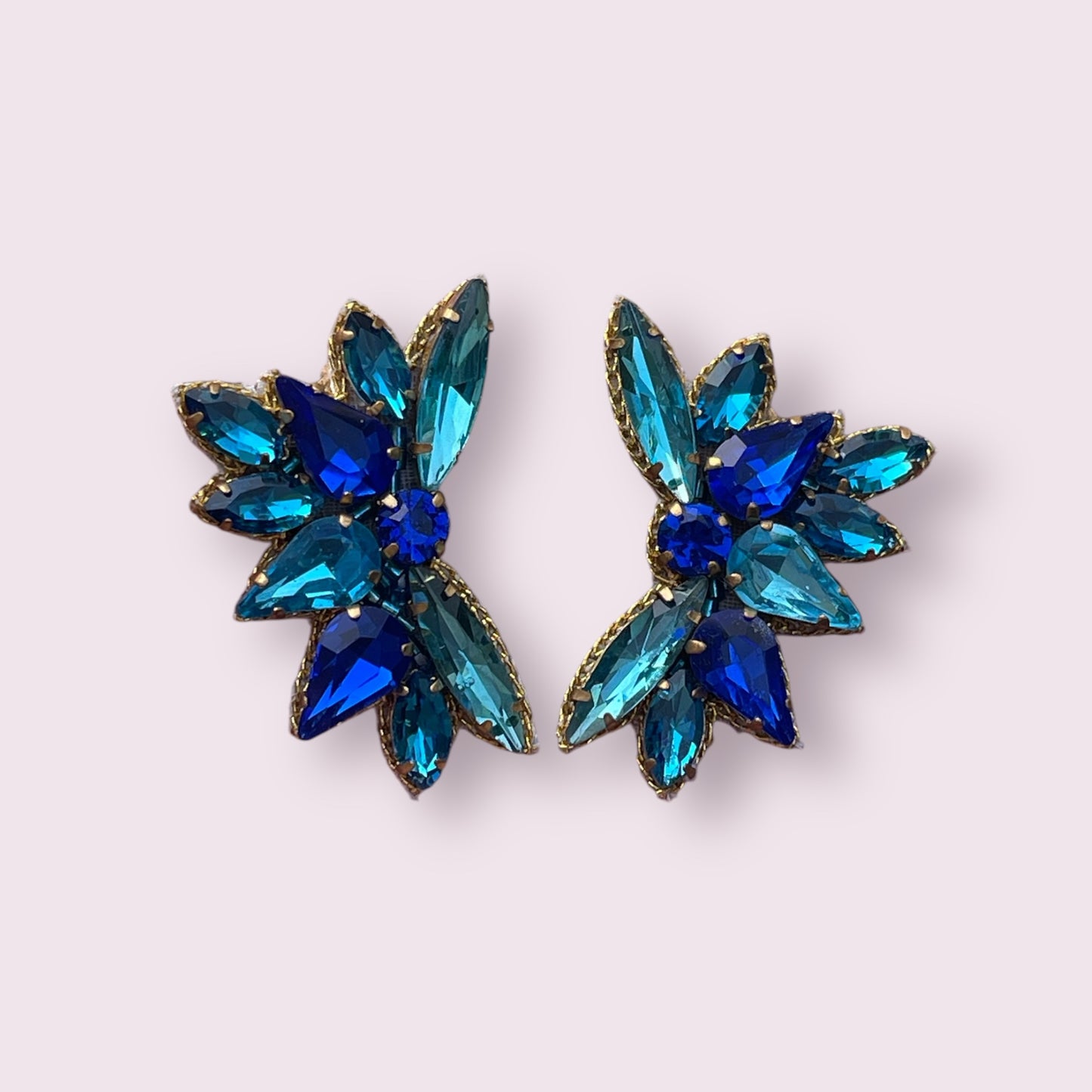 Radiance Turquoise and Blue Gem Studs