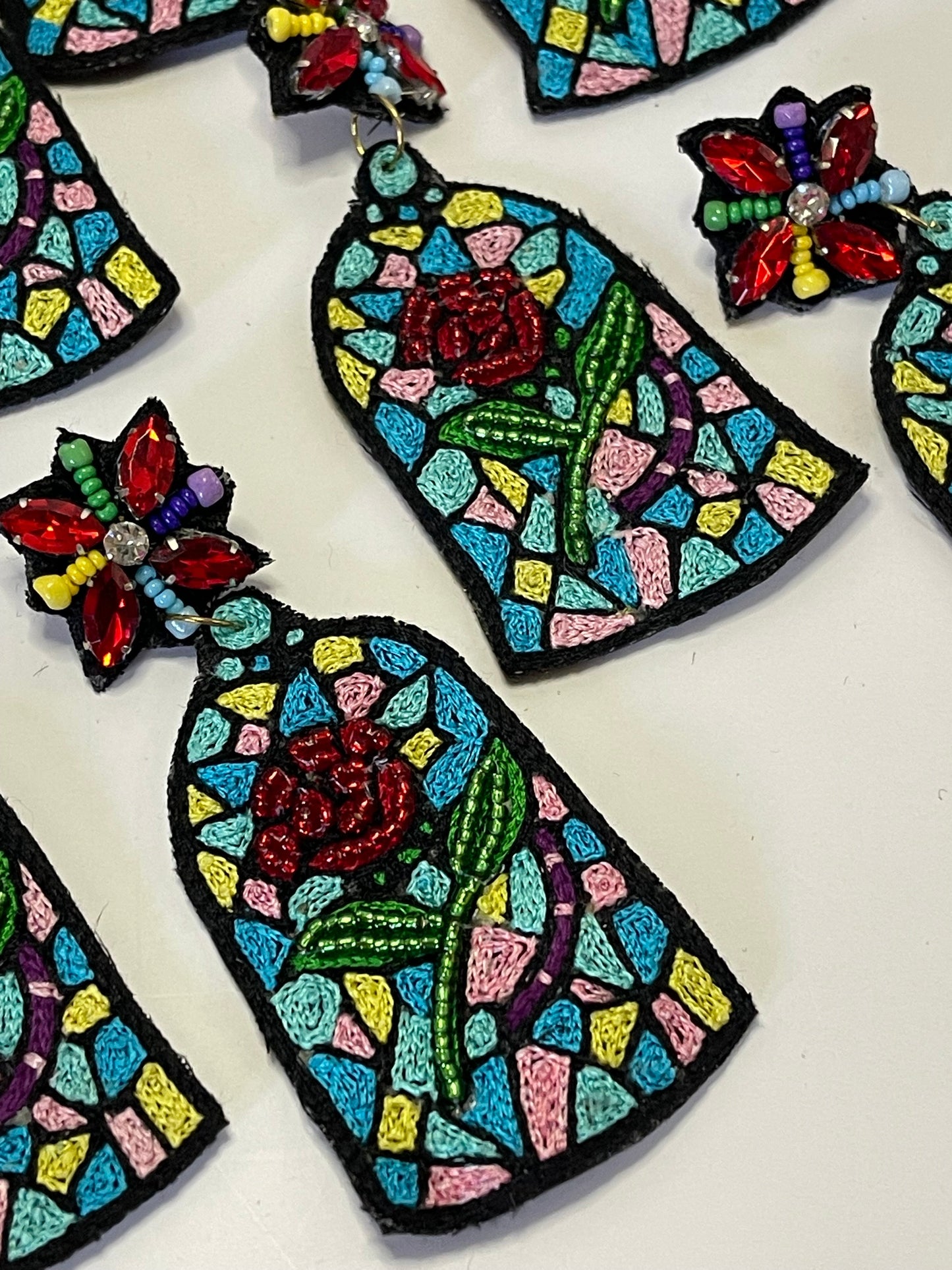 Tale As Old As time Rose Dangle Earrings