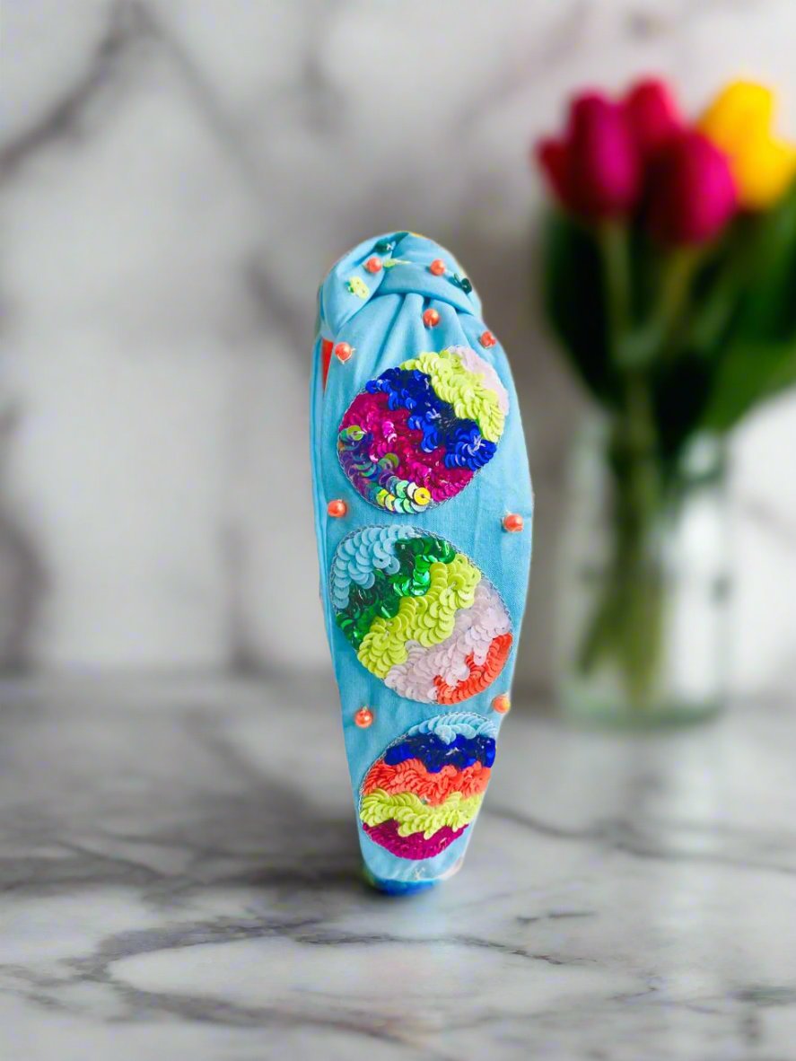 Sequin Easter Egg Headband