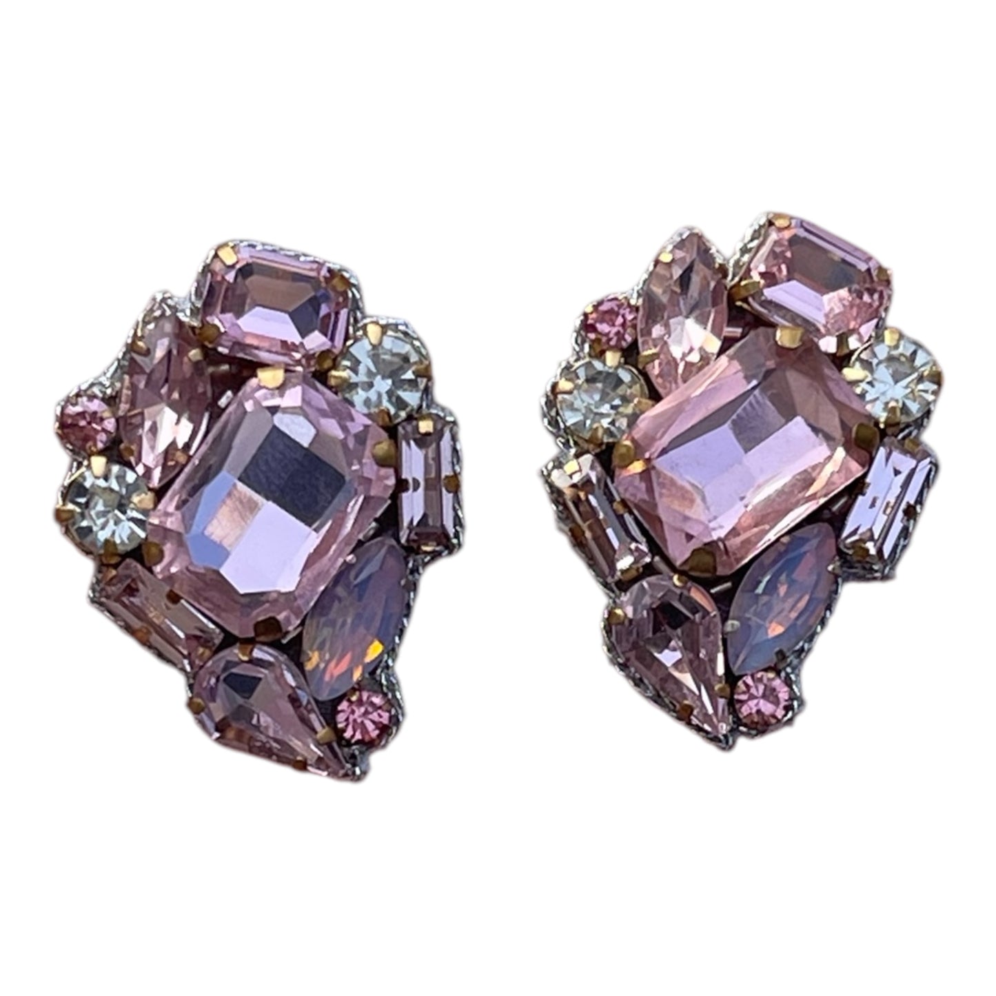 Celeste Pale Pink Gem Studs