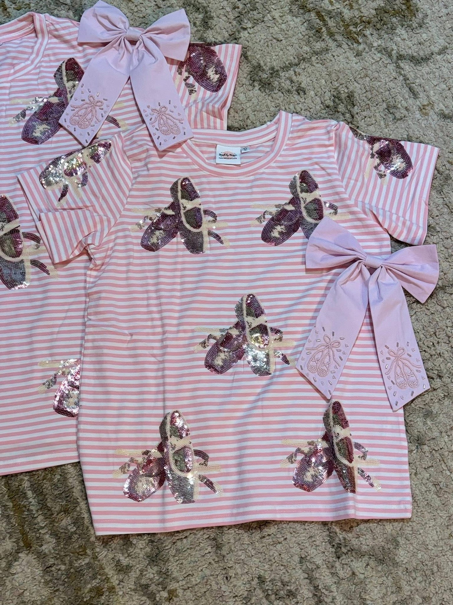 Ballerina Beauty Sequin Tee- KIDS