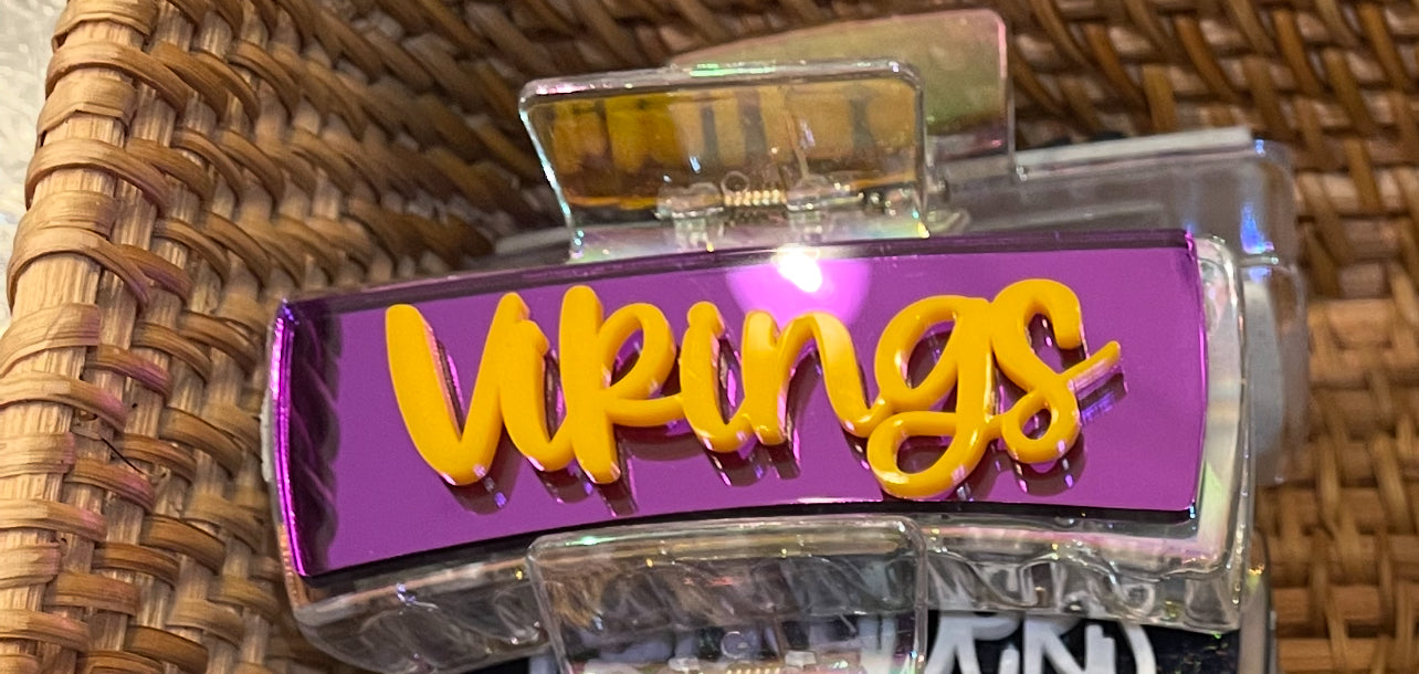 Vikings Claw Clips - Large