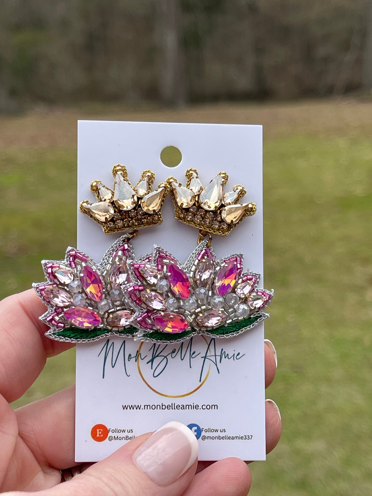 Bayou Bloom Crown Earrings