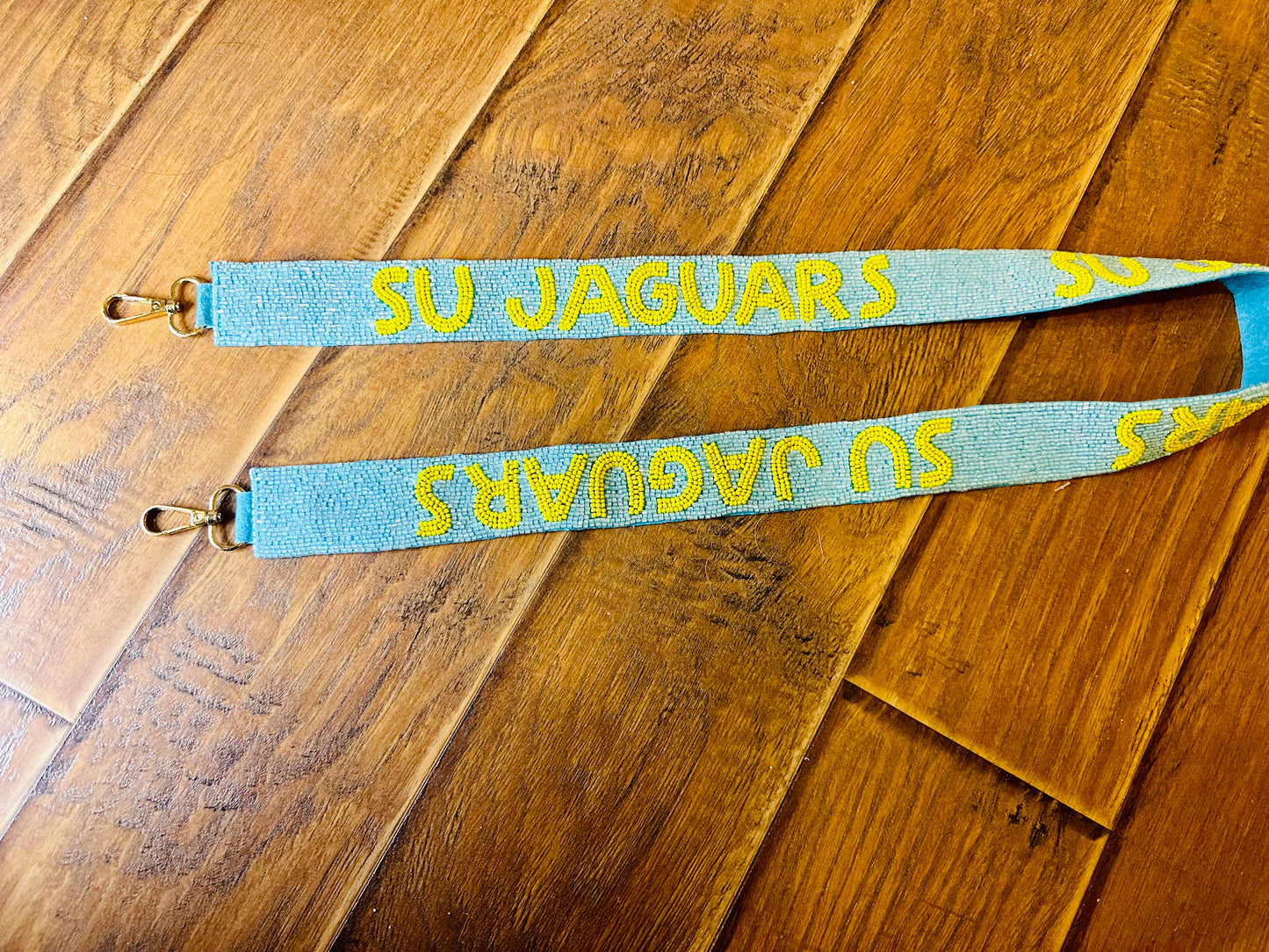 SU JAGS (Southern University) Beaded Purse Strap