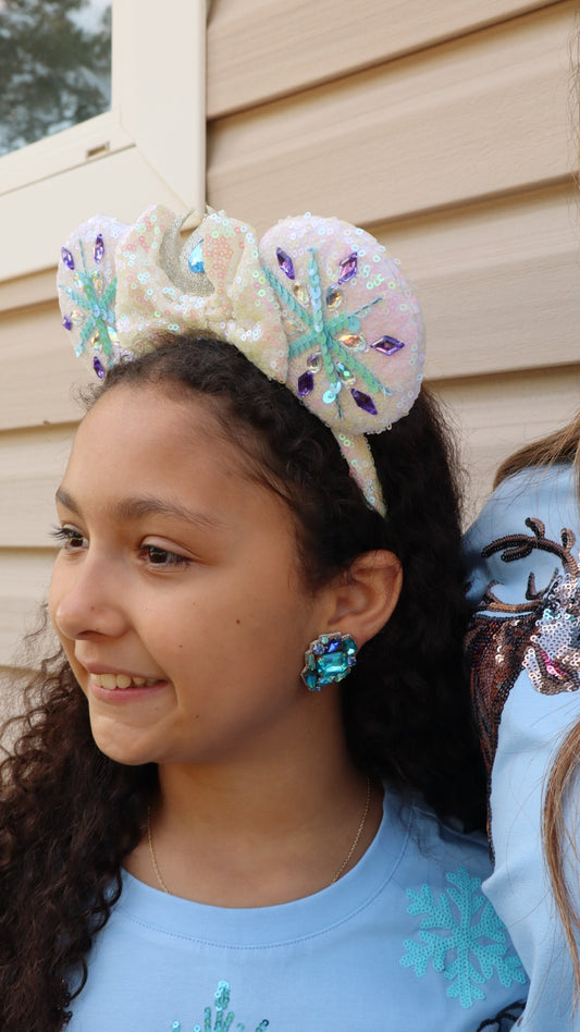 Celeste Turquoise and Blue Gem Studs