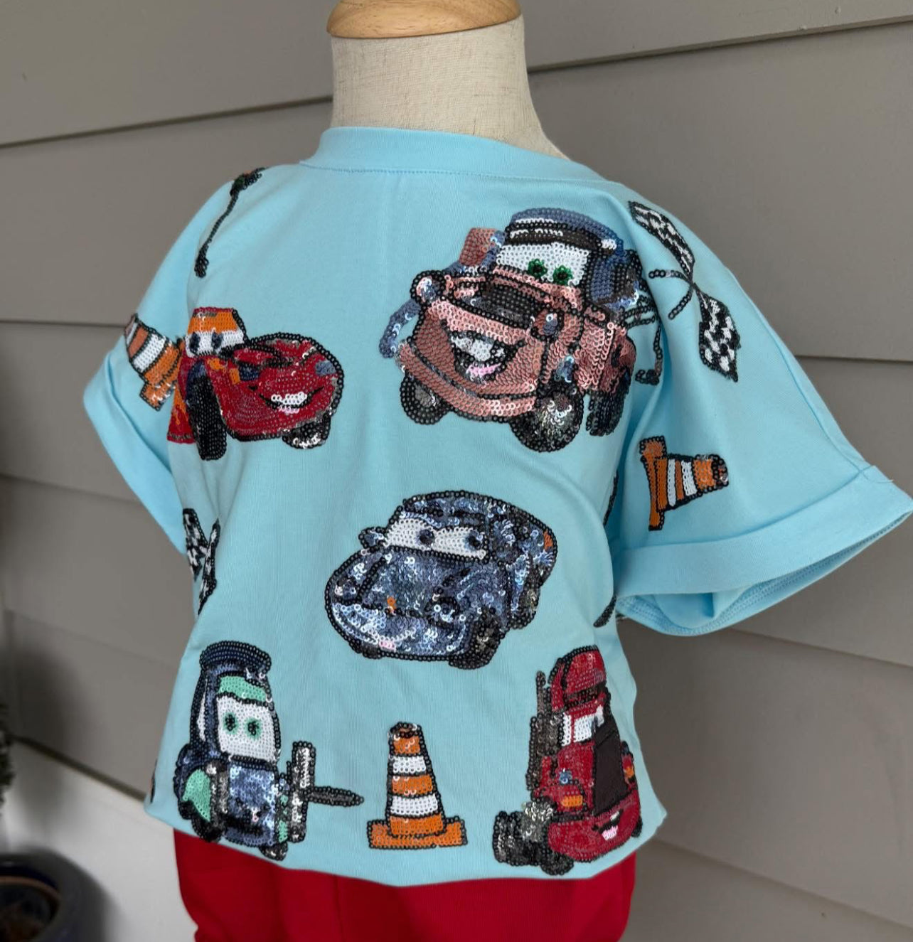 Fast As Lightning Sequin Shirt - ADULT
