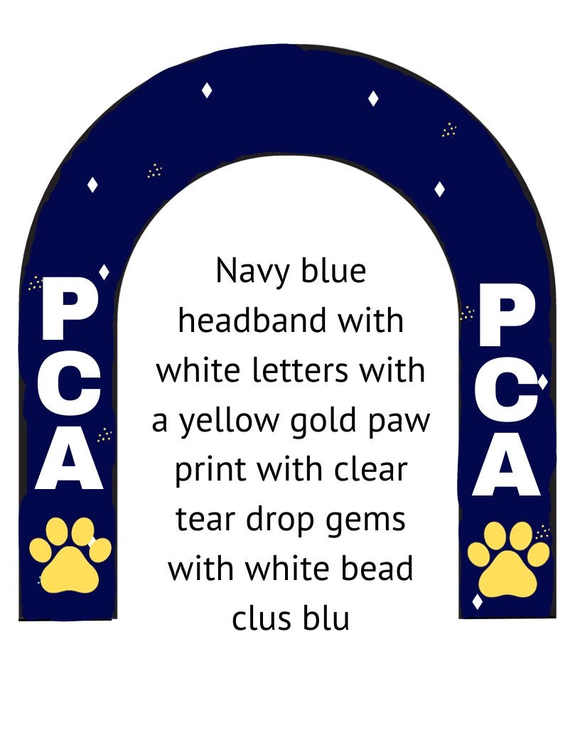 PCA Beaded Headband
