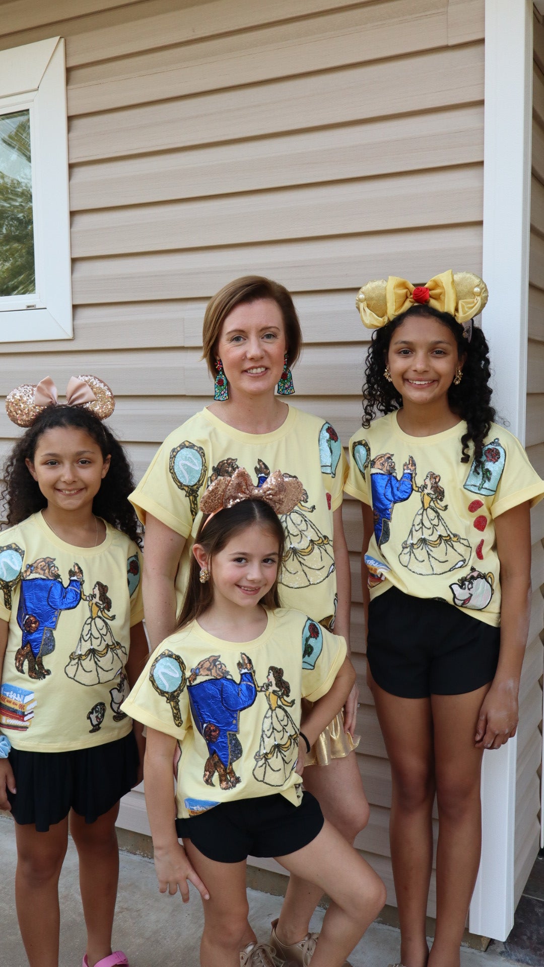 Tale As Old As Time Sequin Shirt-Adult
