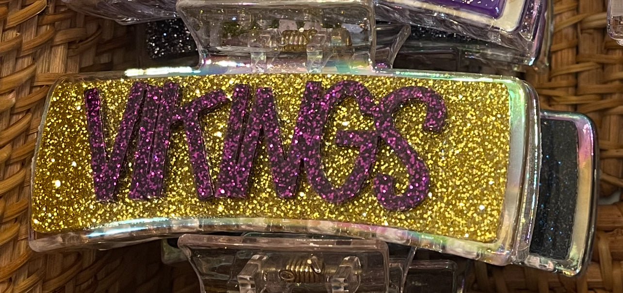 Vikings Claw Clips - Large