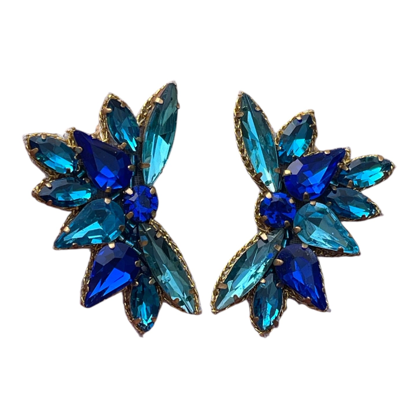 Radiance Turquoise and Blue Gem Studs