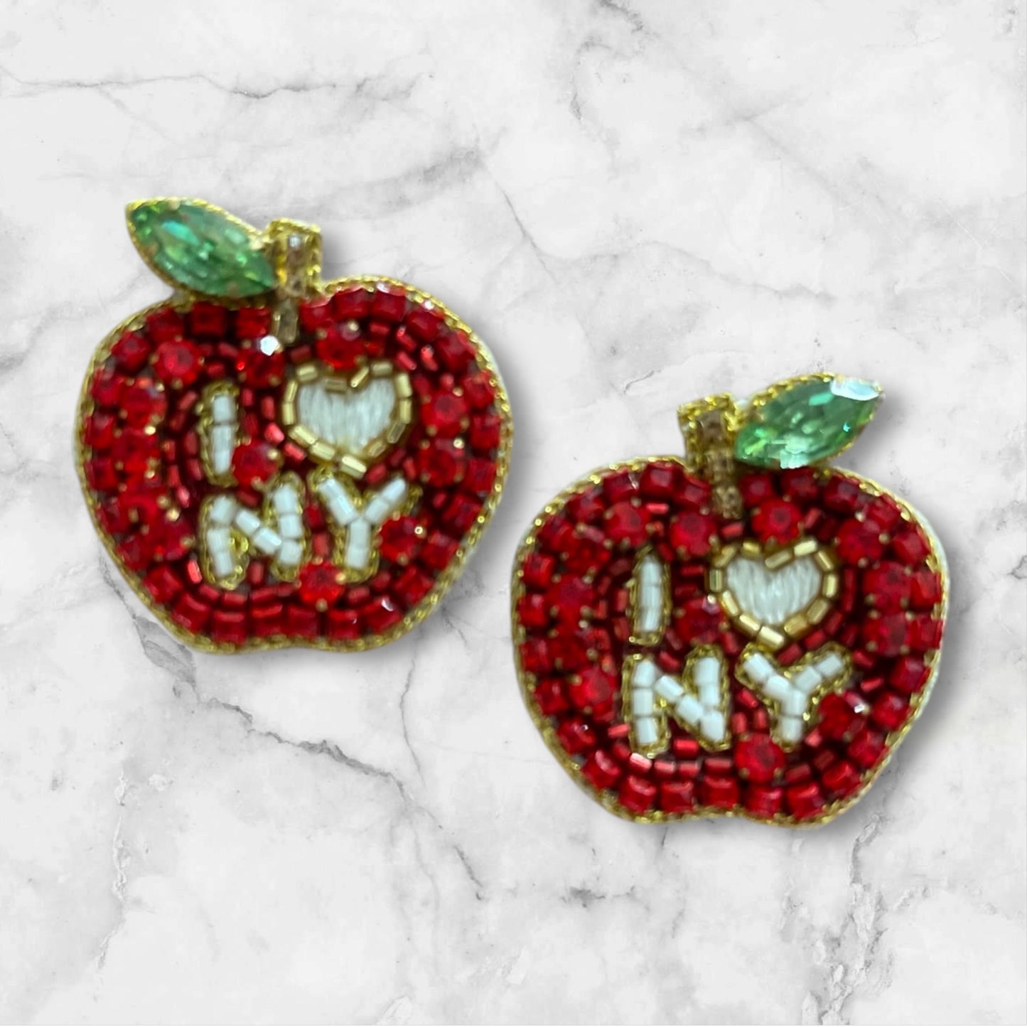NYC Big Apple Stud Earrings