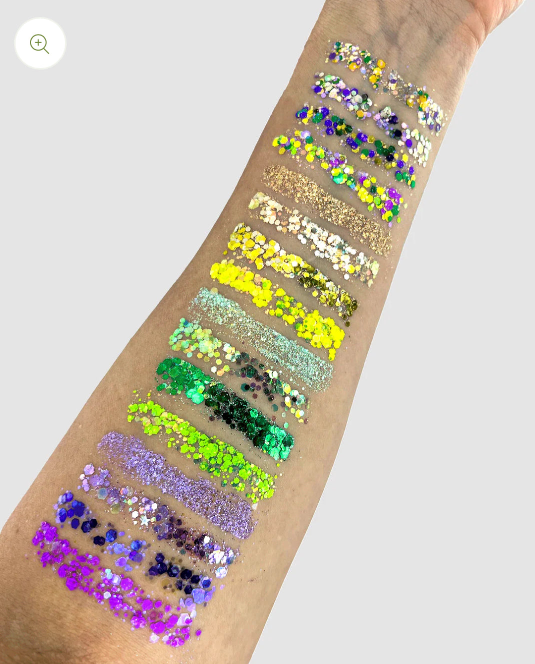 Mardi Gras Magic Bolt Balm Body Glitter Palette
