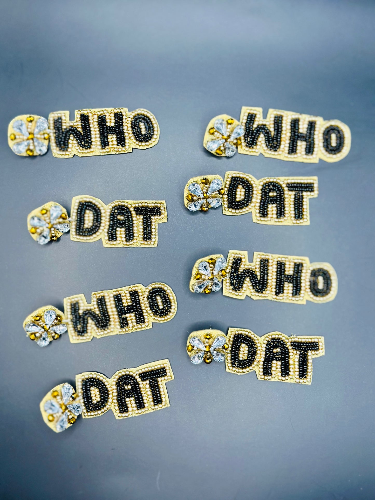 Who Dat Earrings