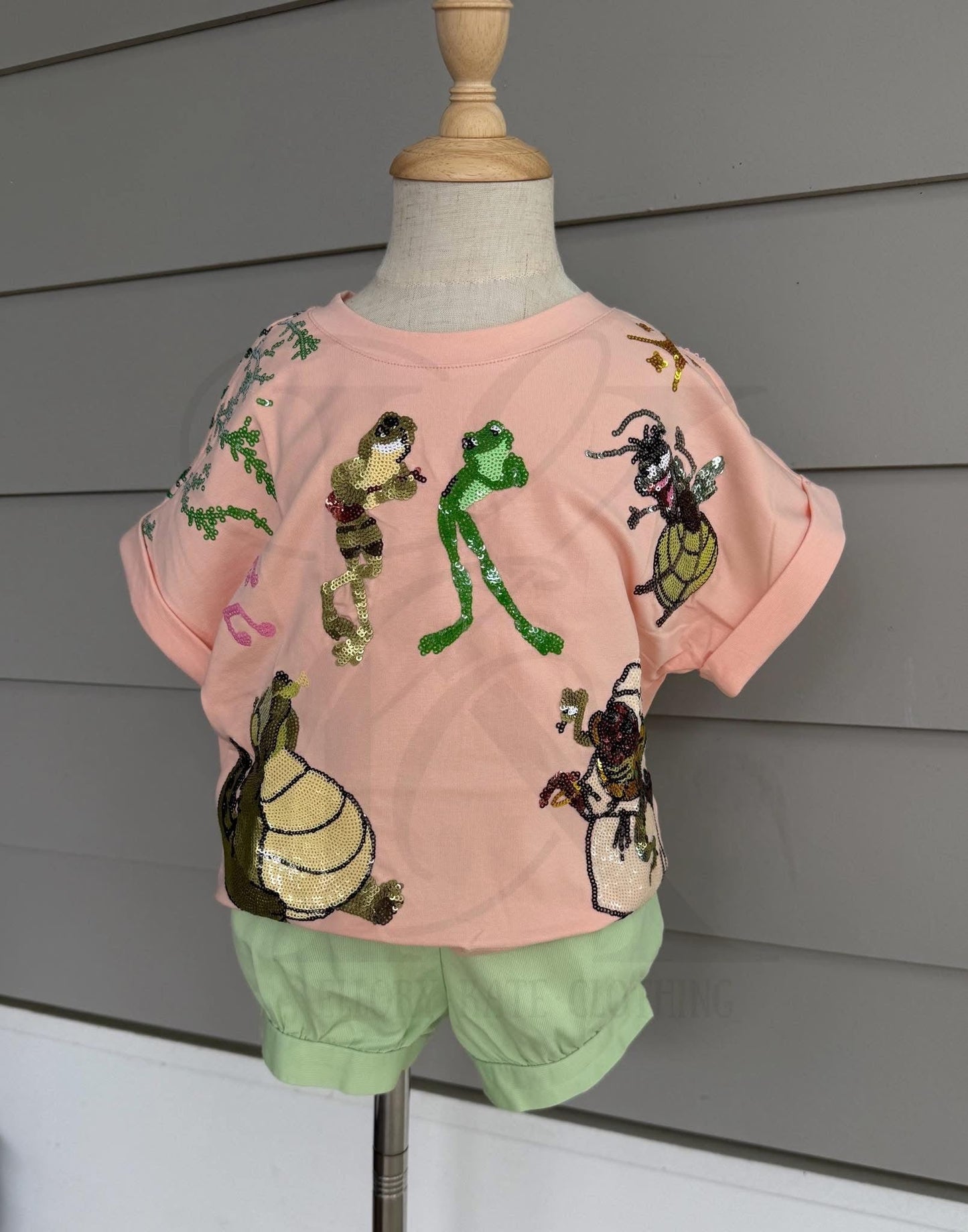 Goin’ Down The Bayou Sequin Shirt-Kids