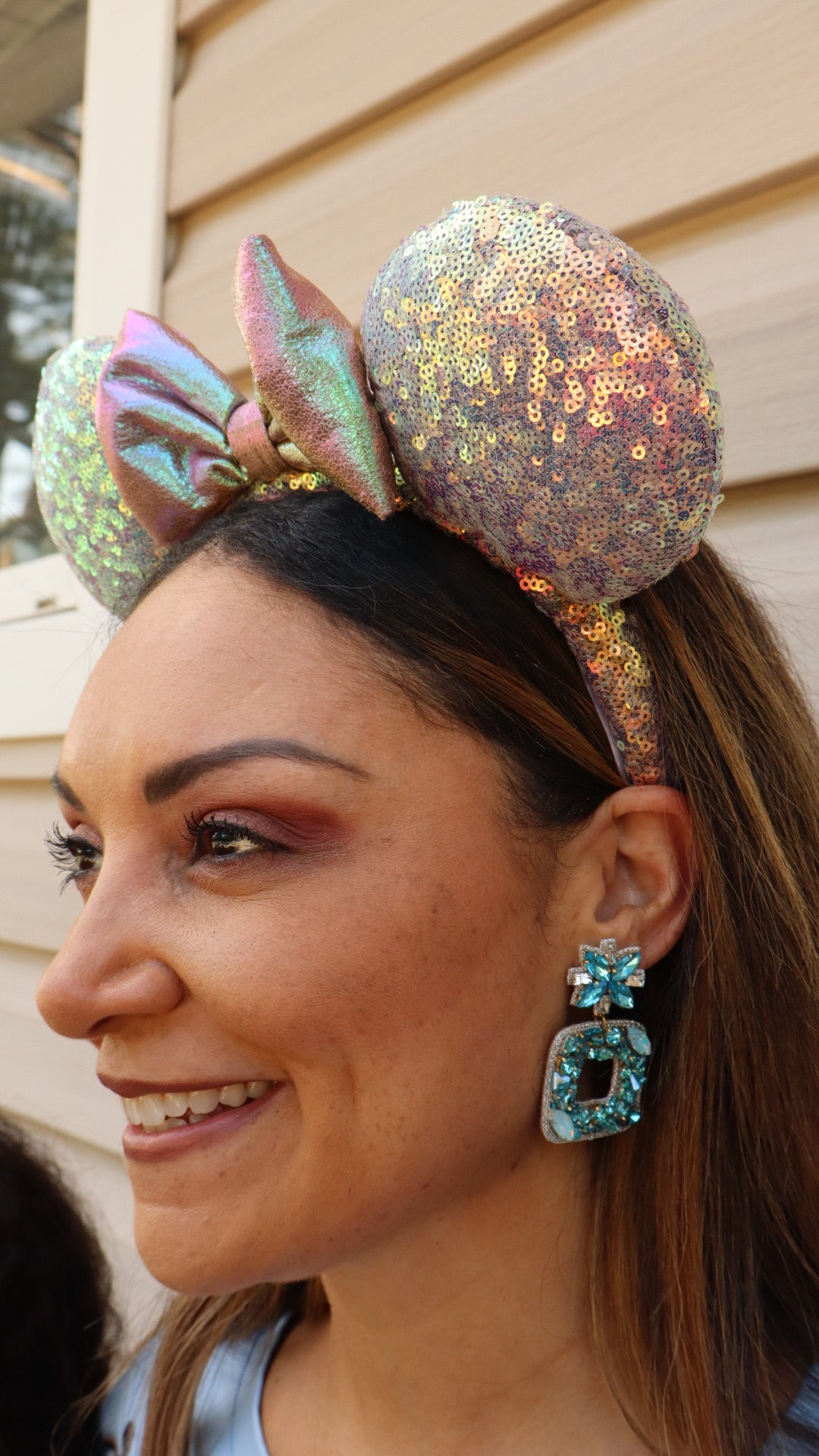 Aurora Turquoise Gem Dangle Earrings