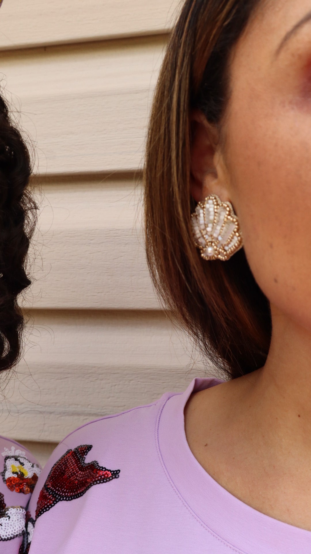 Seashell Studs