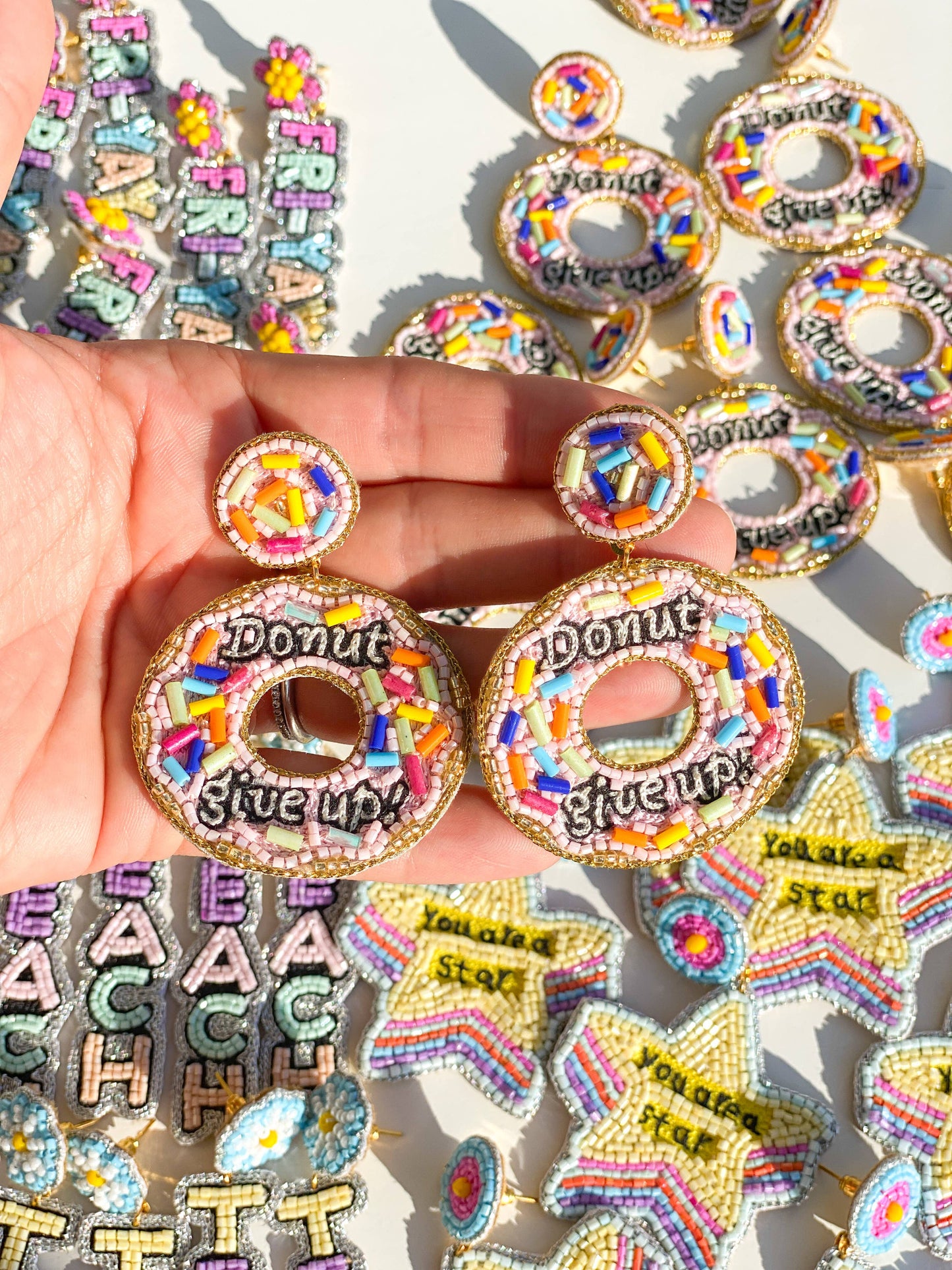 Donut Give Up Earrings