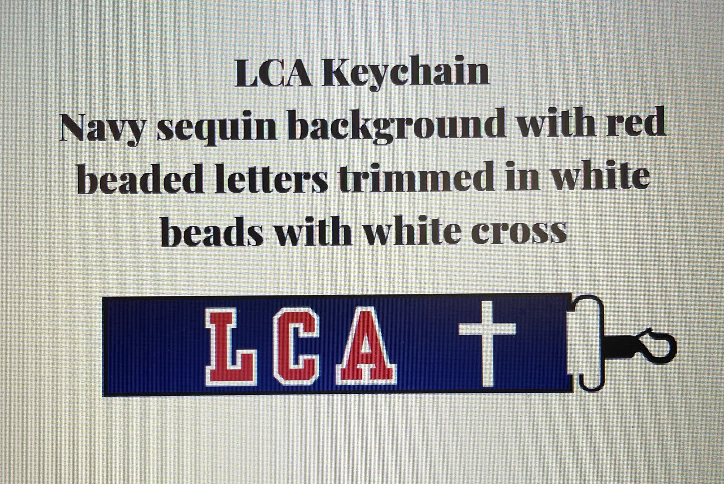 LCA Beaded Keychain - PRE-ORDER