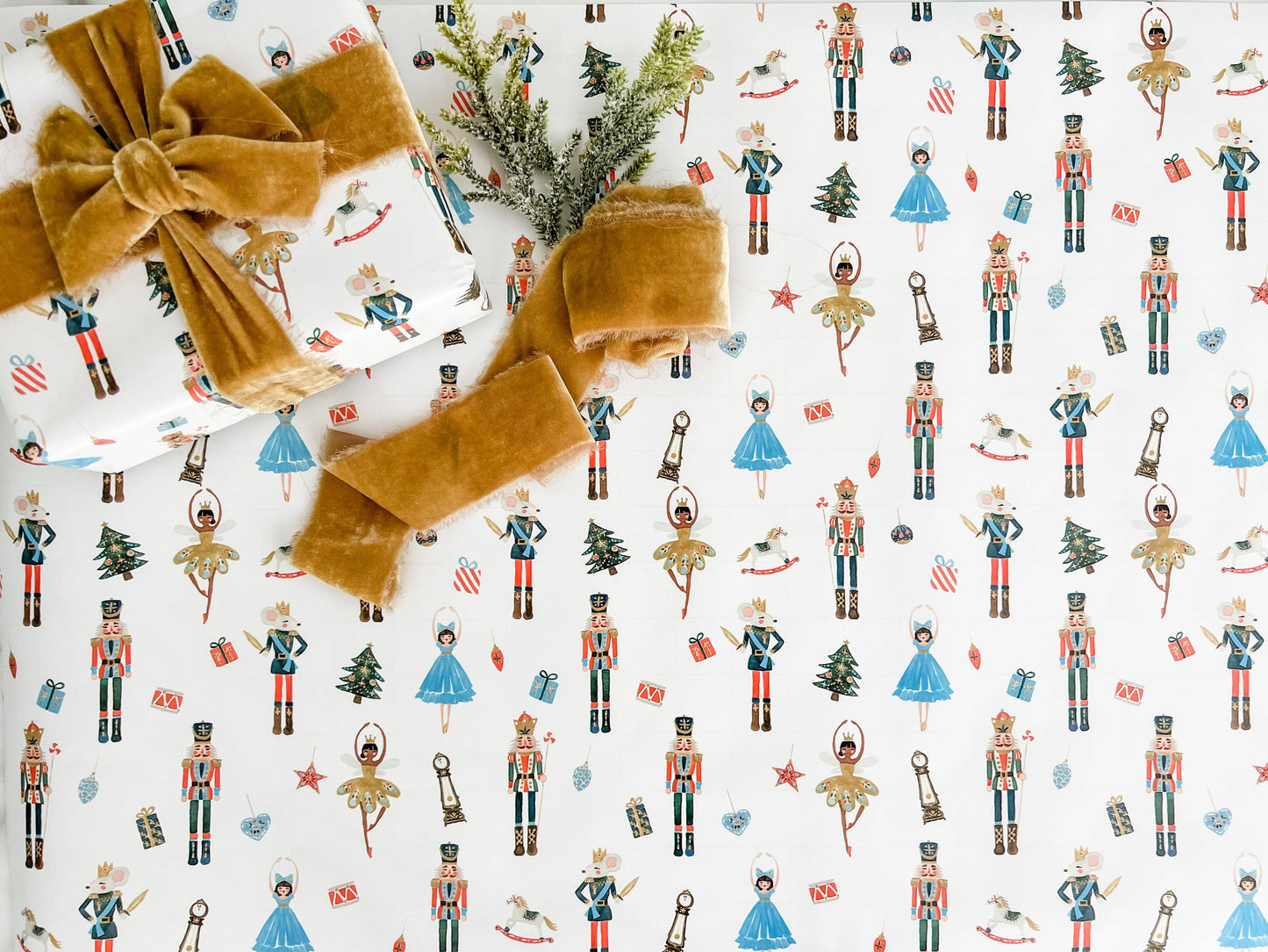 Nutcracker Wrapping Paper - Single Roll