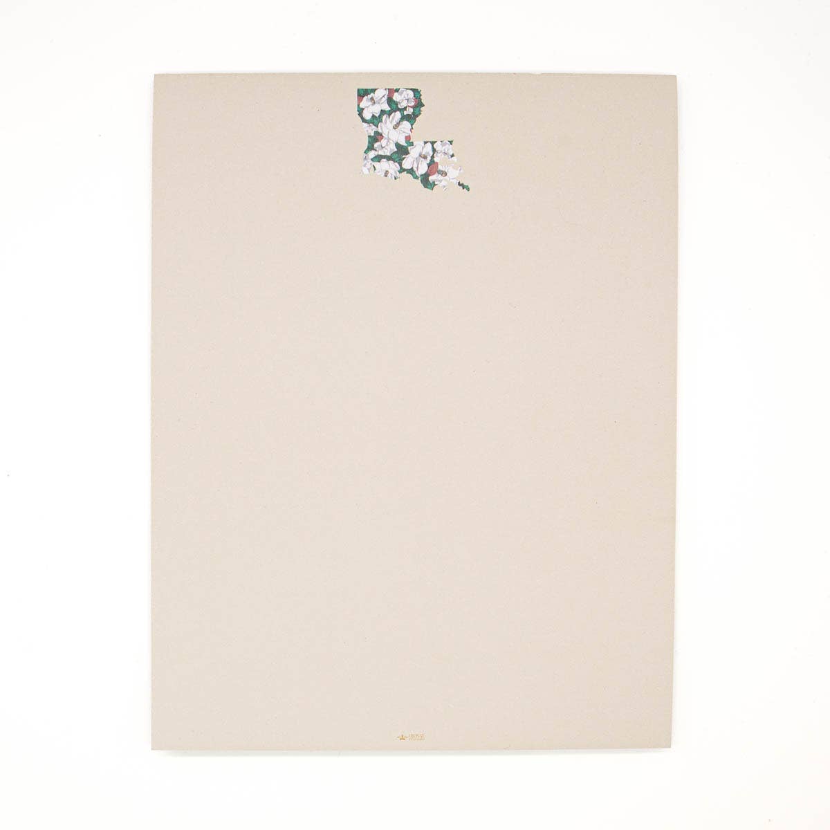 Louisiana Magnolia Notepad Cream/White/Green 8.5x11