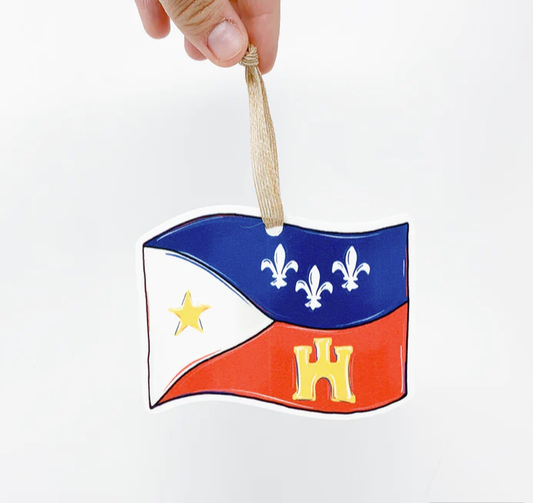 Acadian Flag Ornament