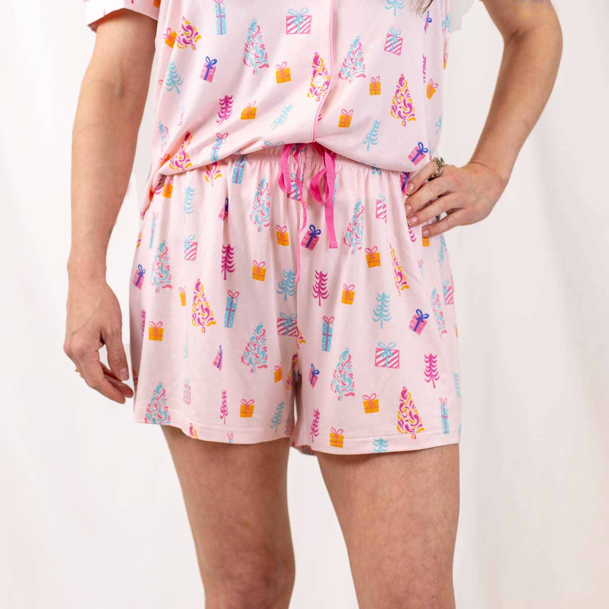 Twinkle Tree Sleep Shorts Light Pink/Multi -Asst.