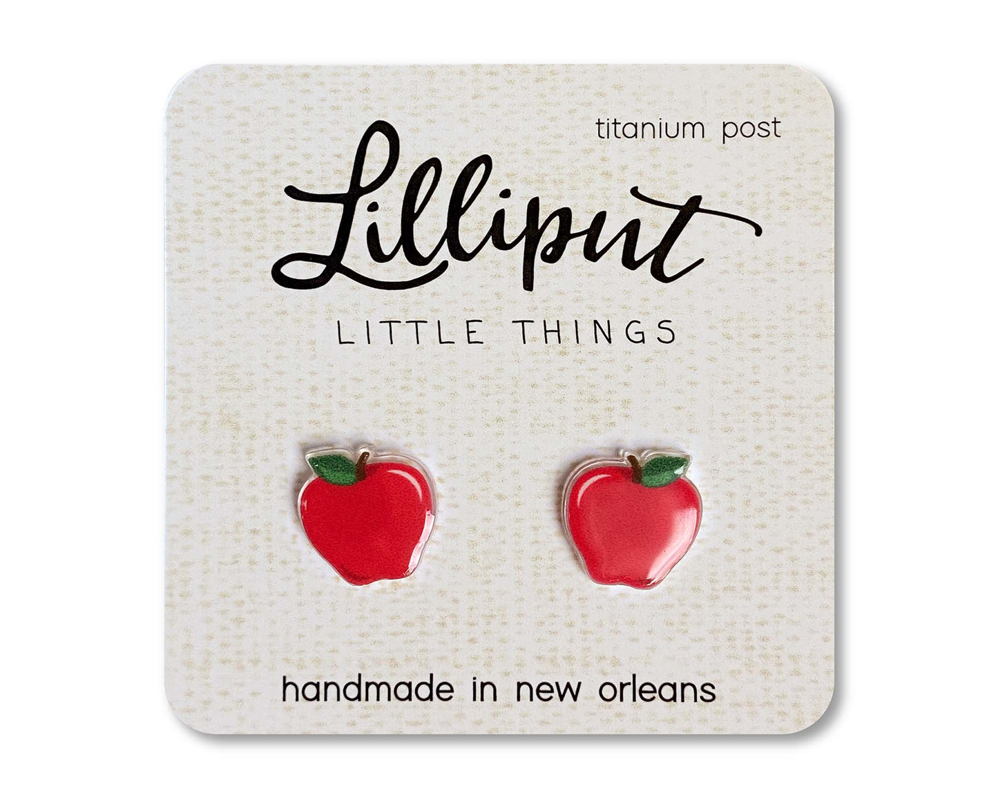 Apple Stud Earrings