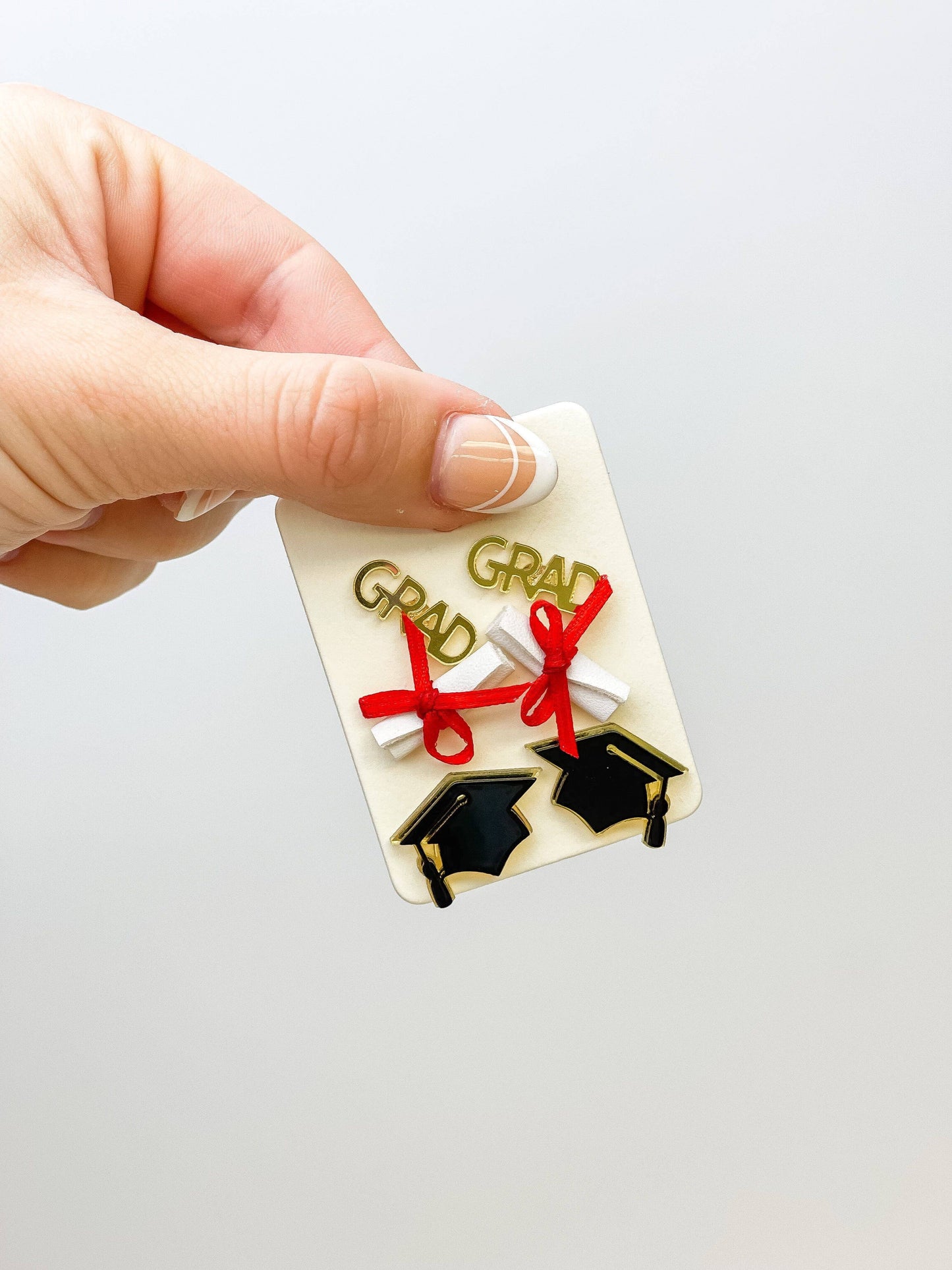 Graduation Stud Set of 3