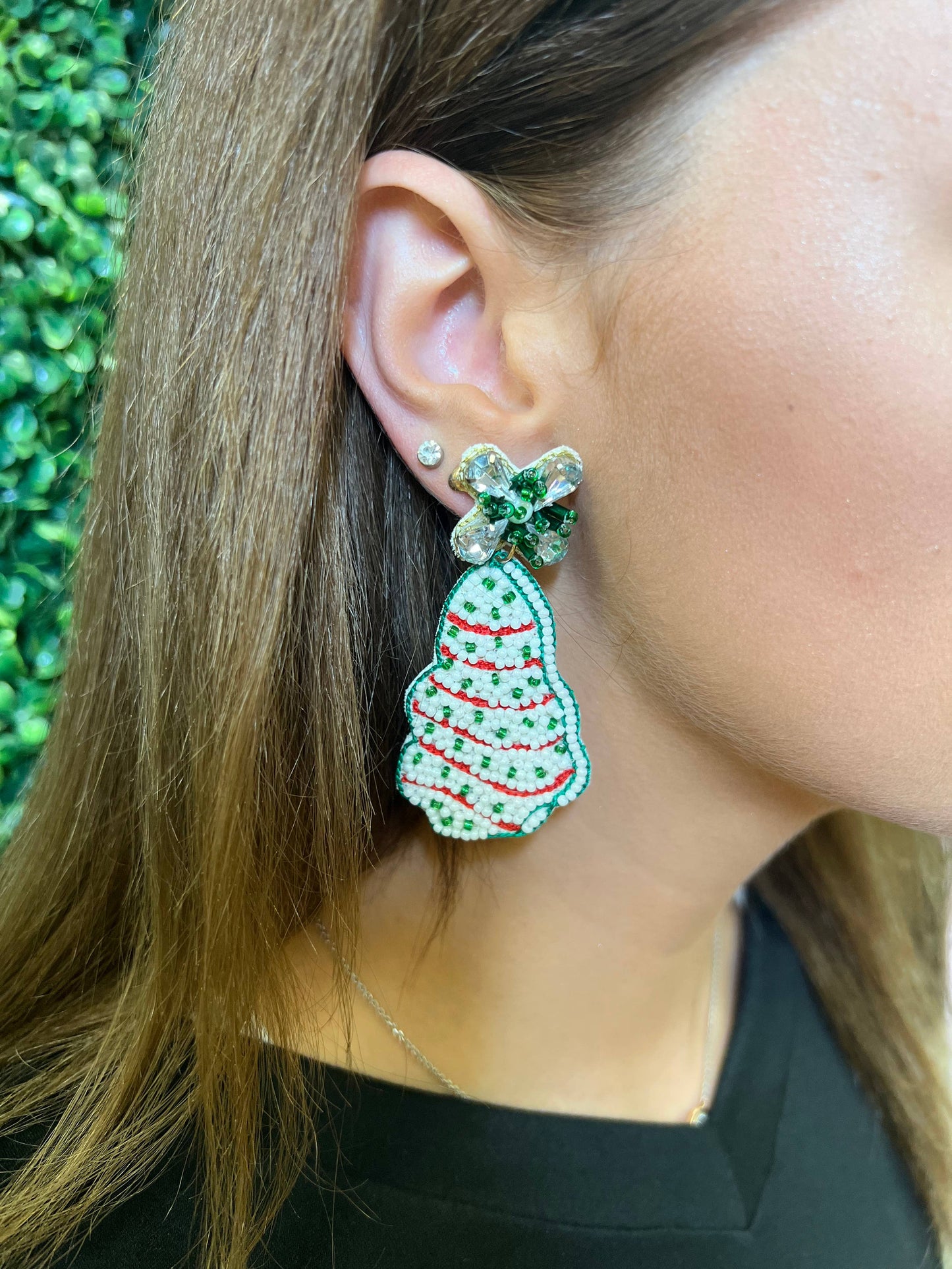 Christmas Cake Earrings