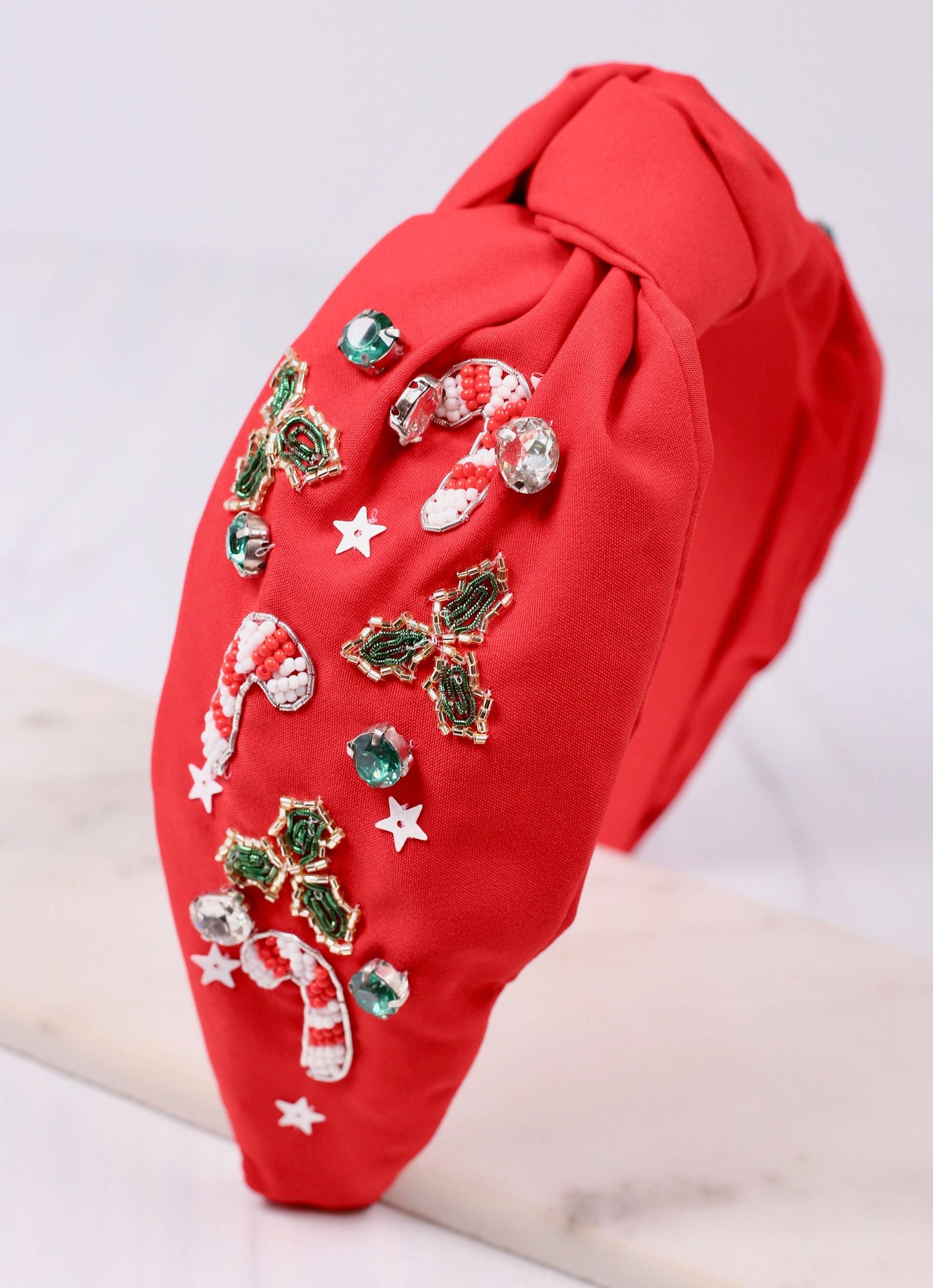 Patti Peppermint Headband RED