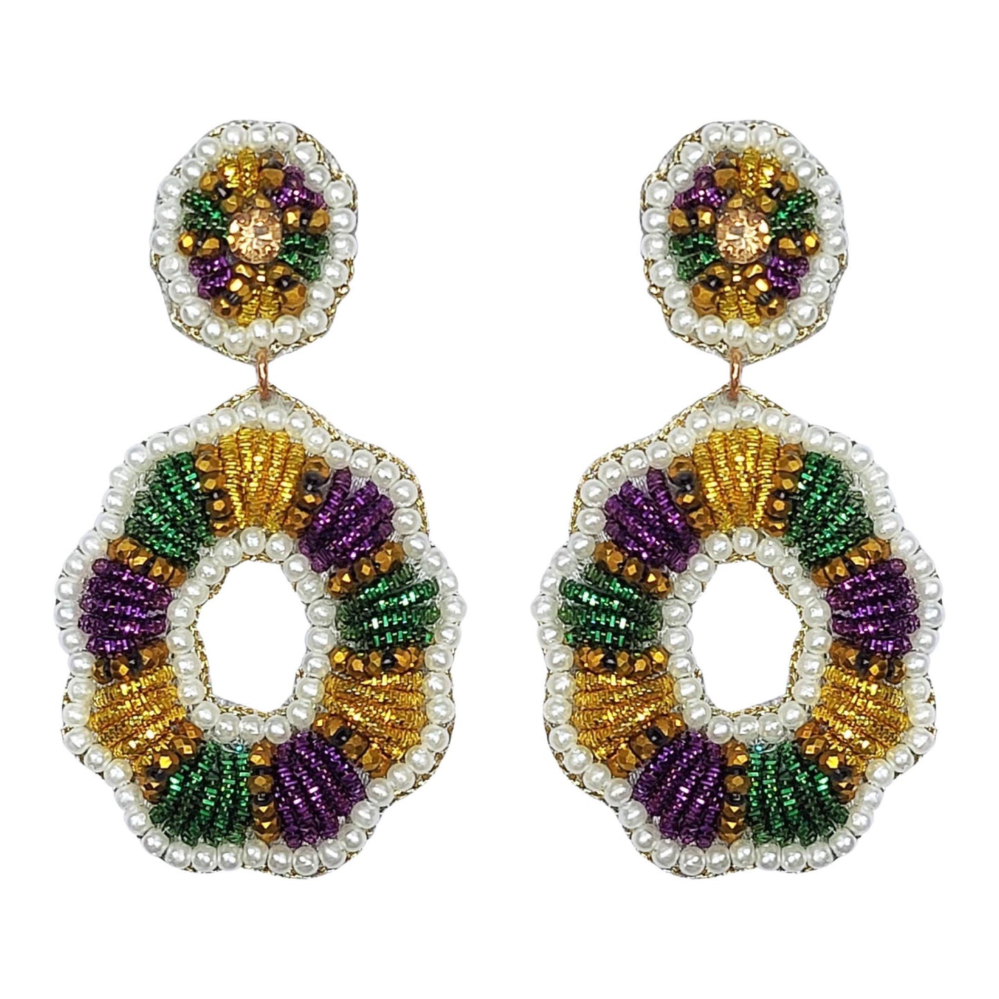 King Cake Earrings