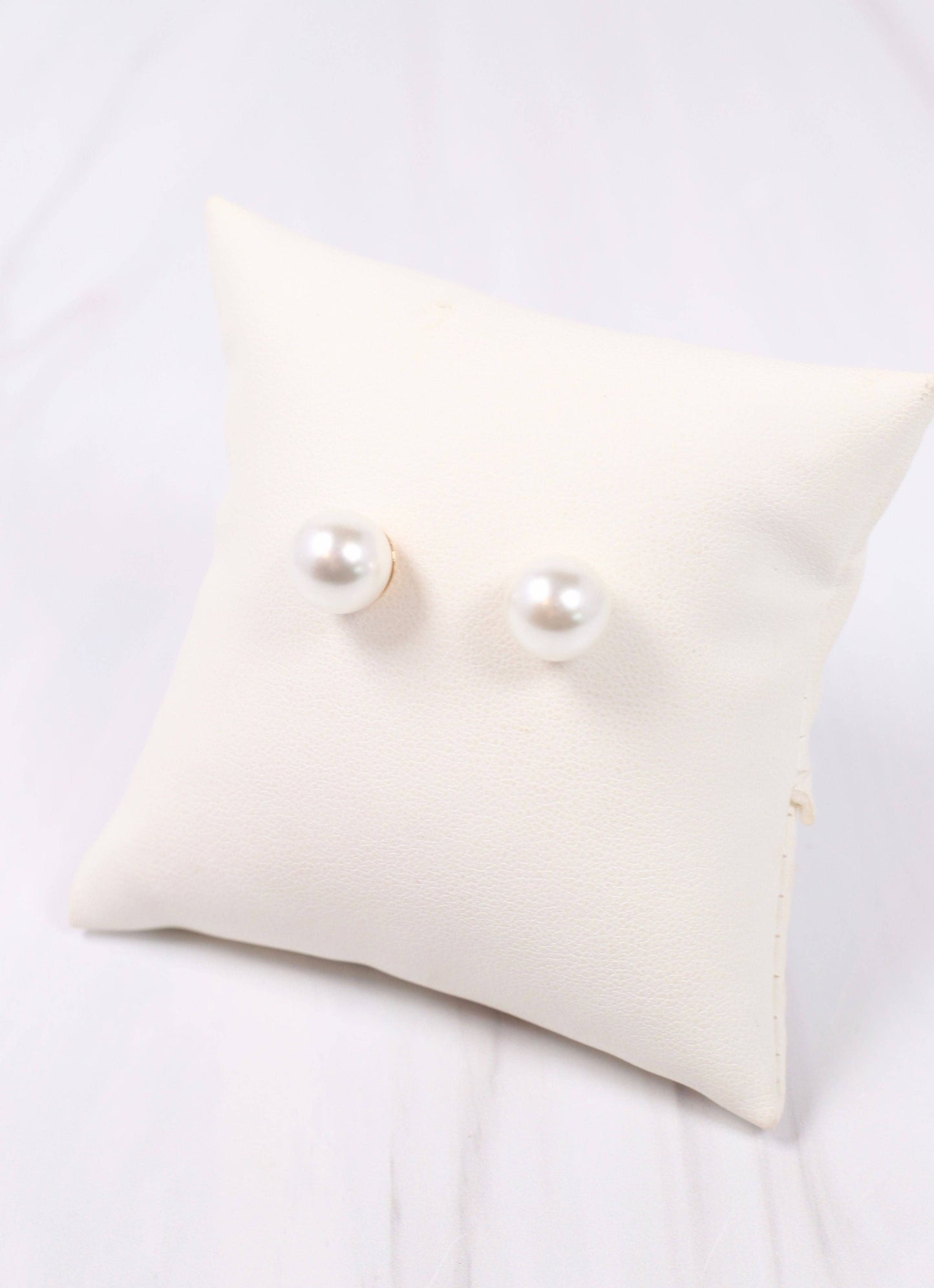 Ivory Pearl Stud Earrings